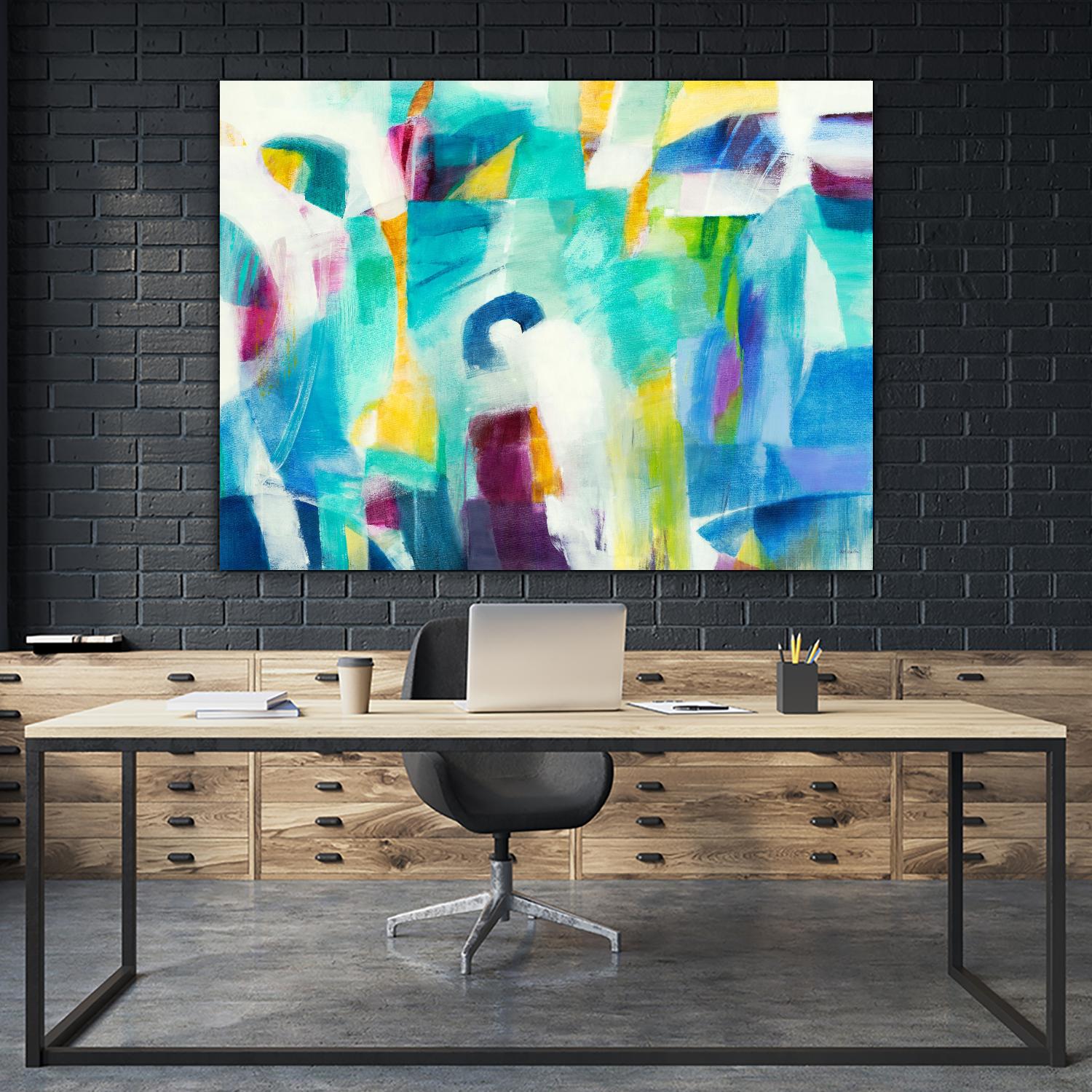 Checkmate by Jill Martin on GIANT ART - blues abstract blue