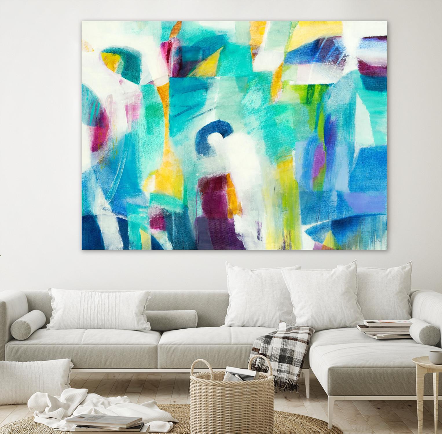 Checkmate by Jill Martin on GIANT ART - blues abstract blue