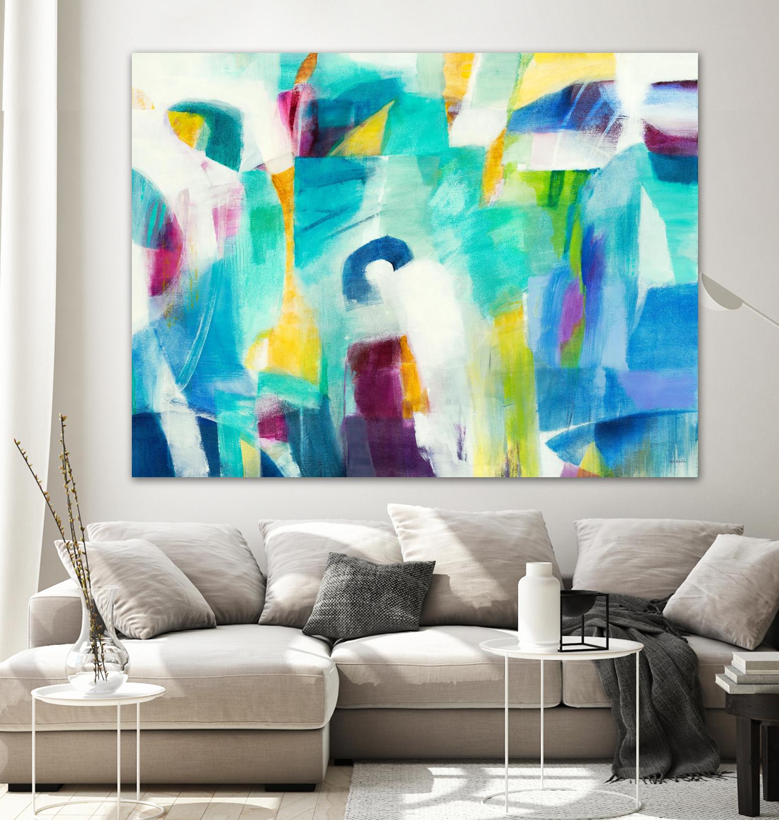 Checkmate by Jill Martin on GIANT ART - blues abstract blue