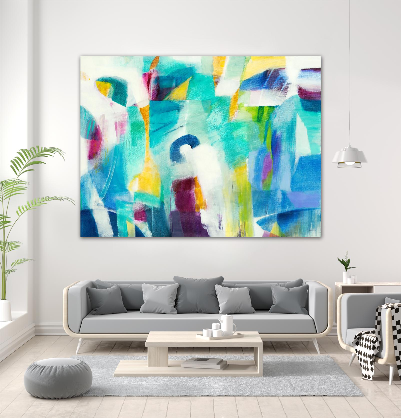 Checkmate by Jill Martin on GIANT ART - blues abstract blue