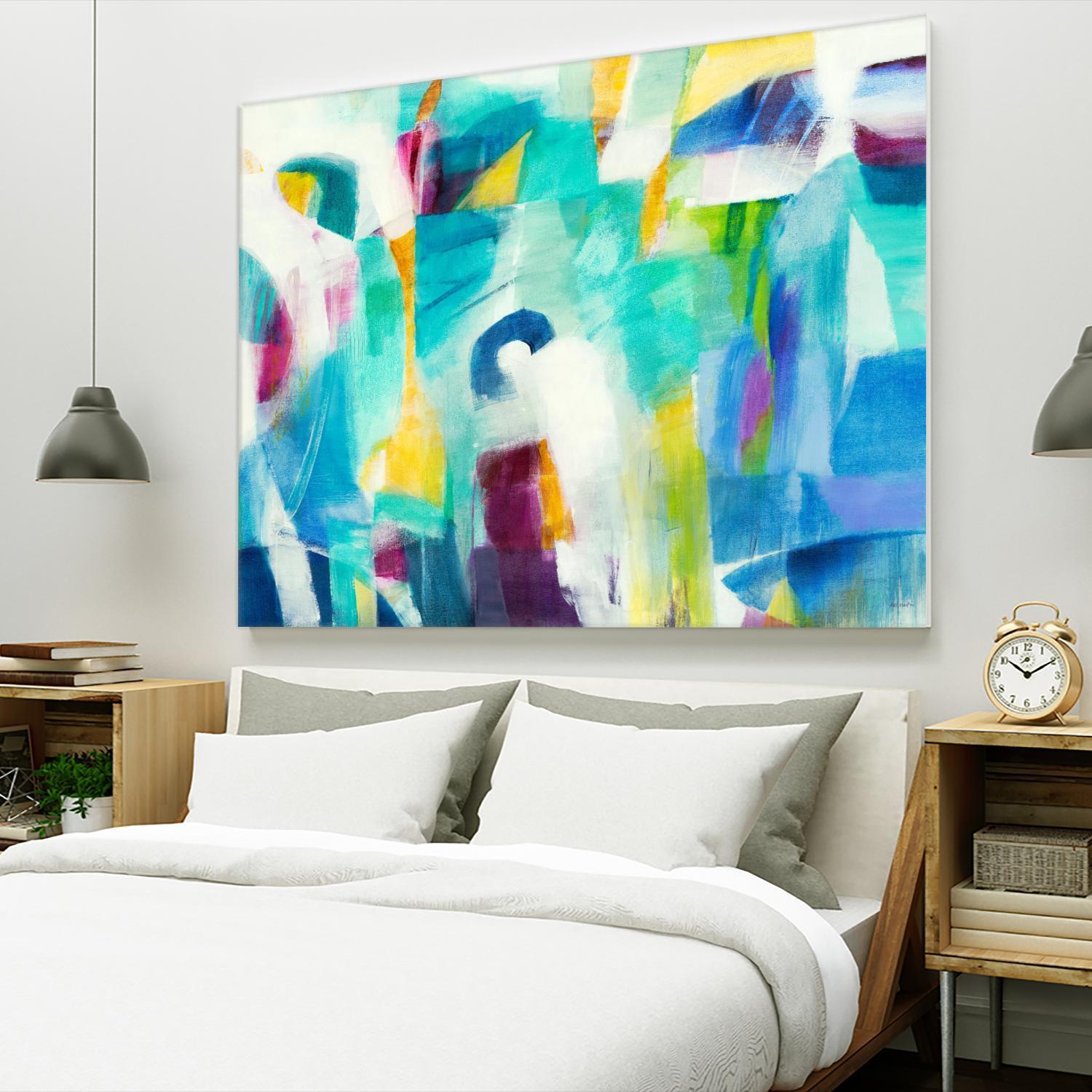 Checkmate by Jill Martin on GIANT ART - blues abstract blue