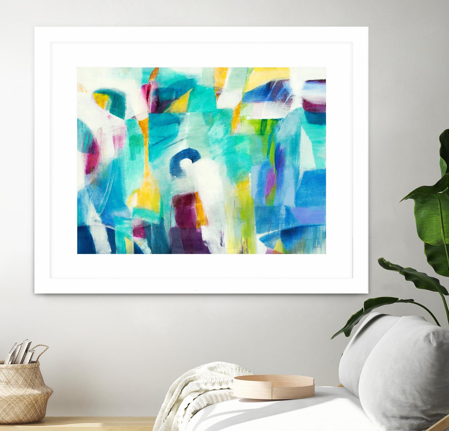 Checkmate by Jill Martin on GIANT ART - blues abstract blue