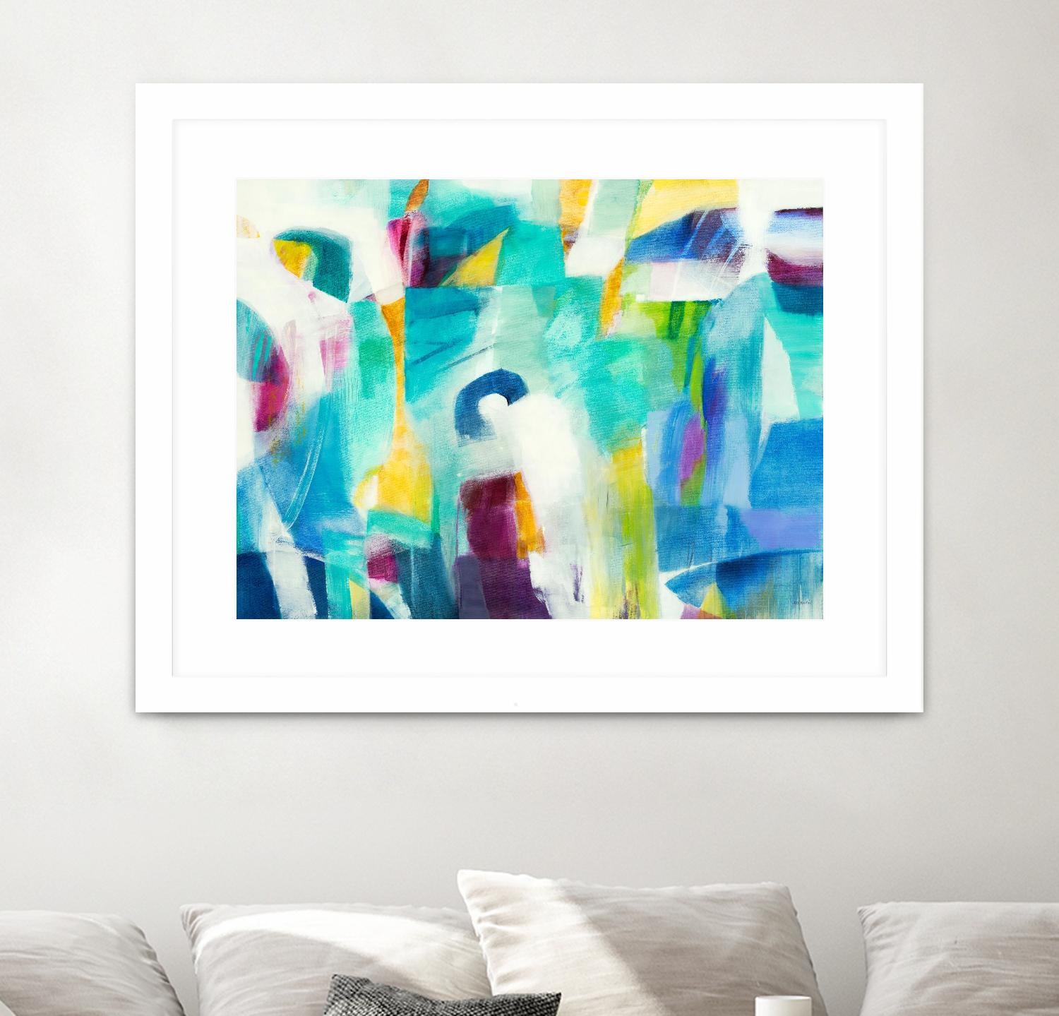 Checkmate by Jill Martin on GIANT ART - blues abstract blue