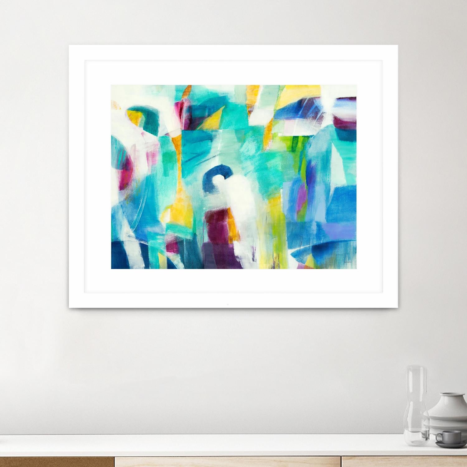 Checkmate by Jill Martin on GIANT ART - blues abstract blue