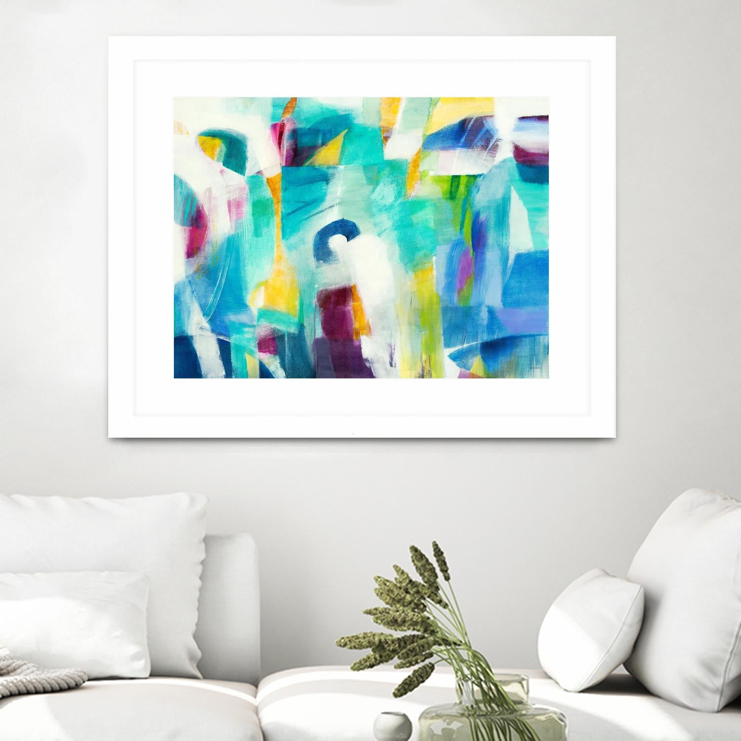 Checkmate by Jill Martin on GIANT ART - blues abstract blue