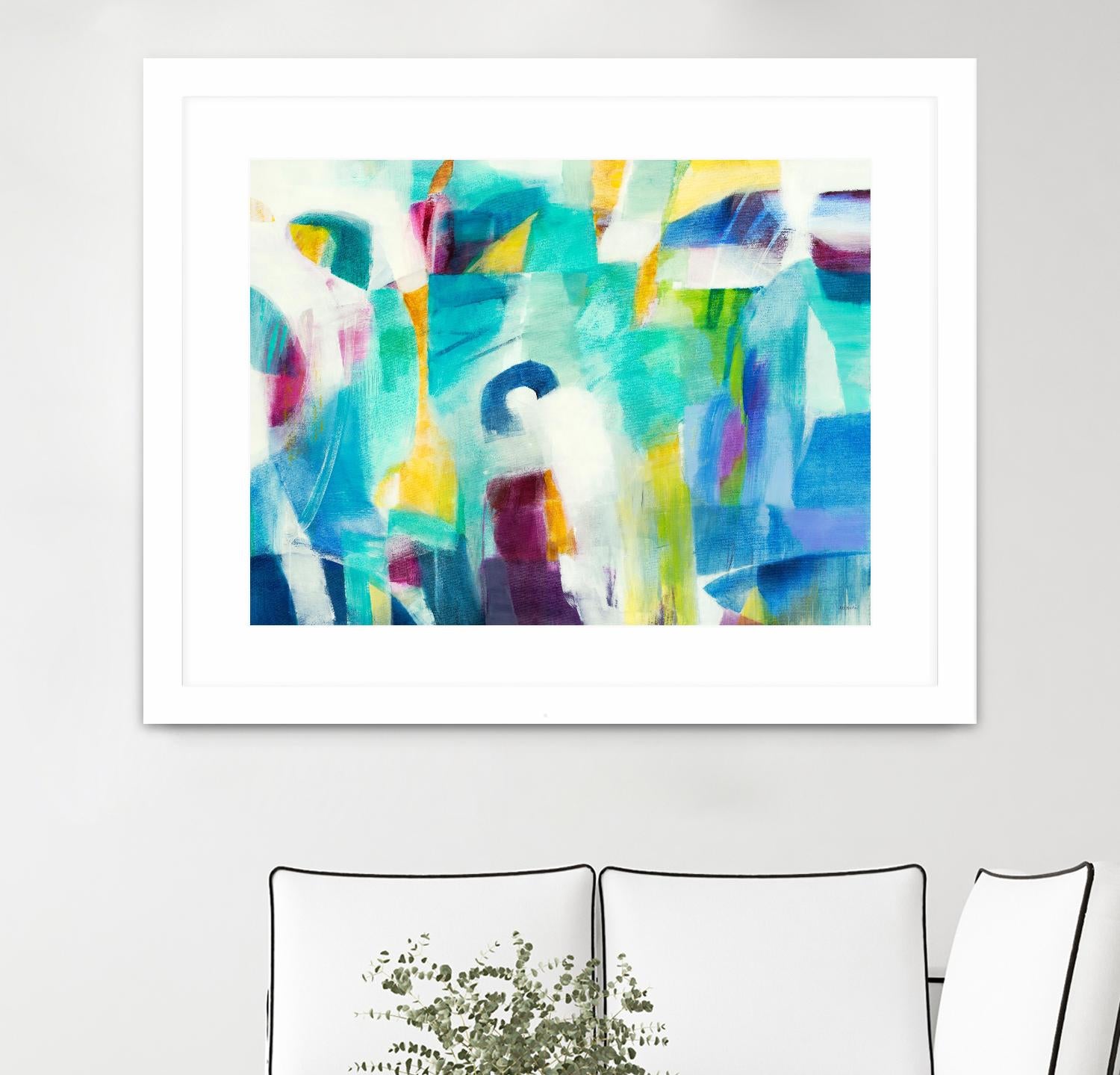 Checkmate by Jill Martin on GIANT ART - blues abstract blue