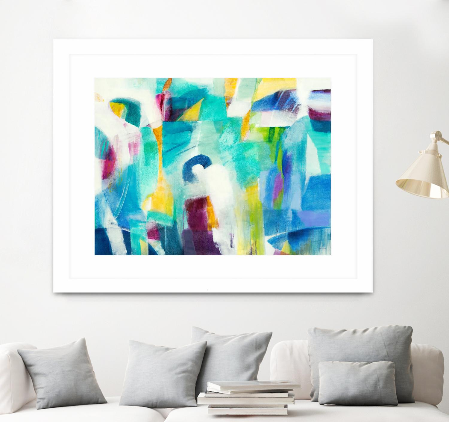 Checkmate by Jill Martin on GIANT ART - blues abstract blue