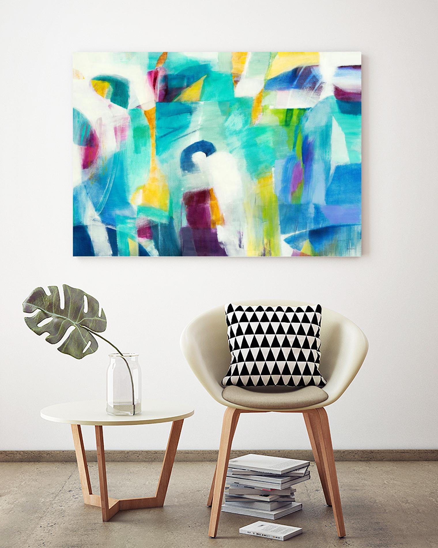 Checkmate by Jill Martin on GIANT ART - blues abstract blue