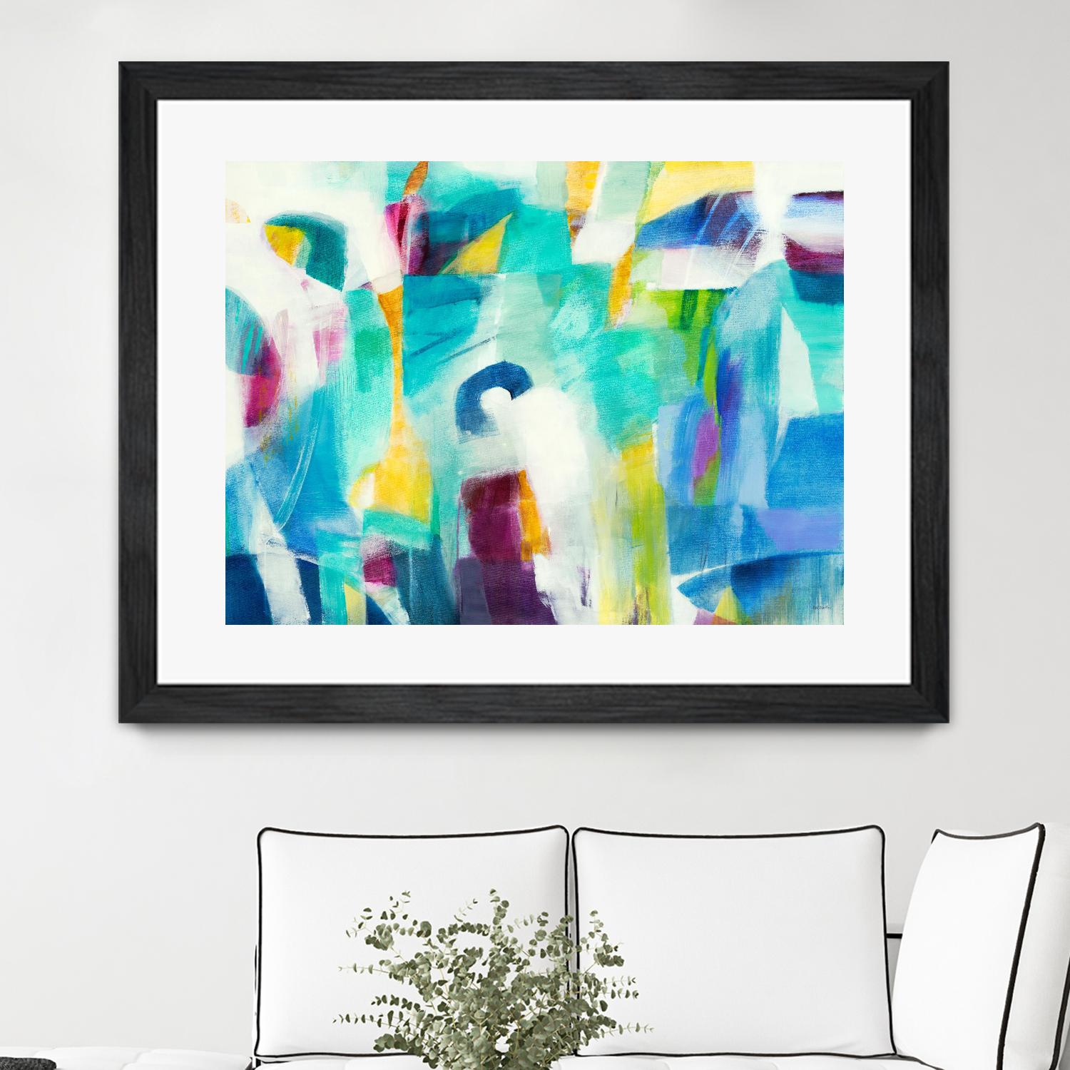 Checkmate by Jill Martin on GIANT ART - blues abstract blue