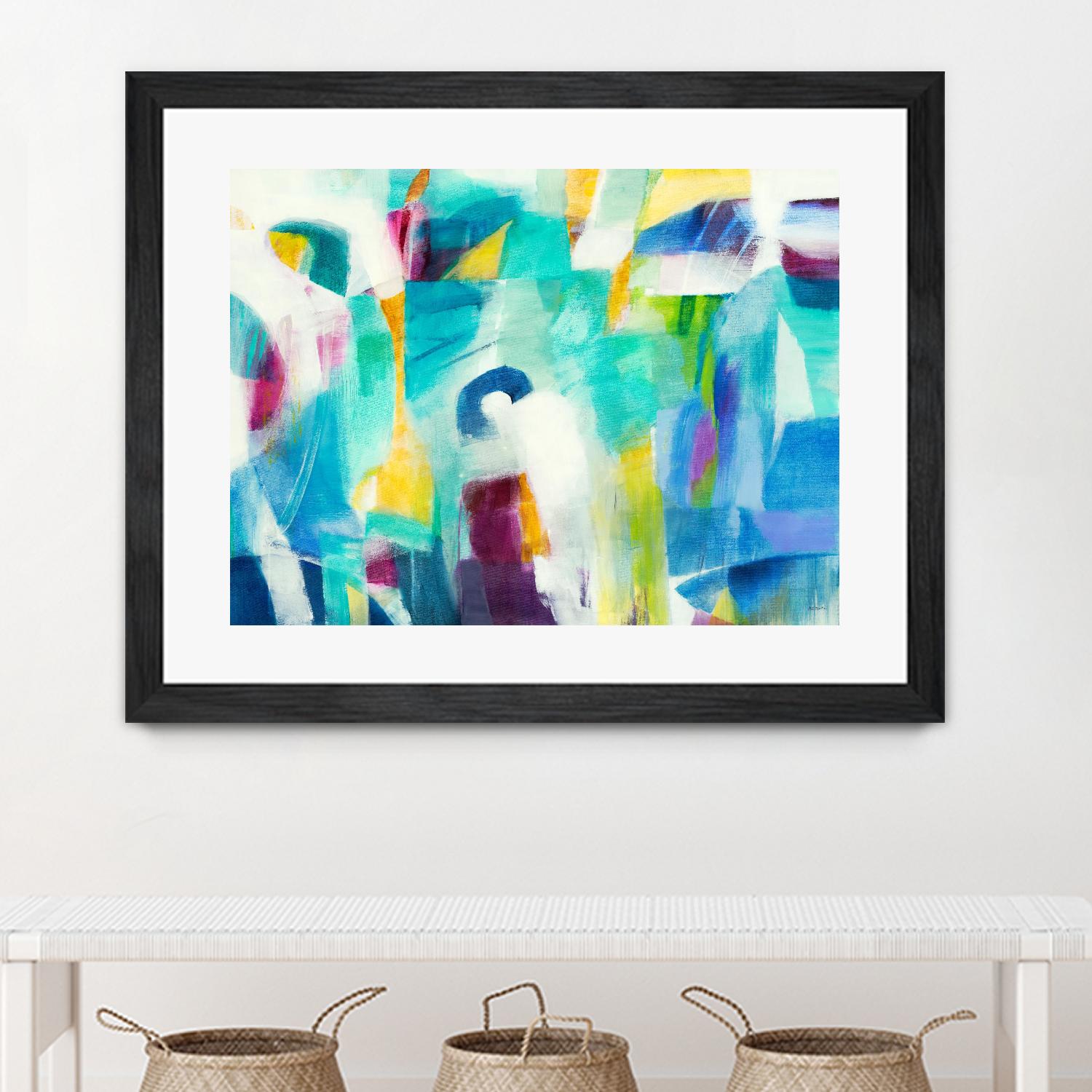 Checkmate by Jill Martin on GIANT ART - blues abstract blue