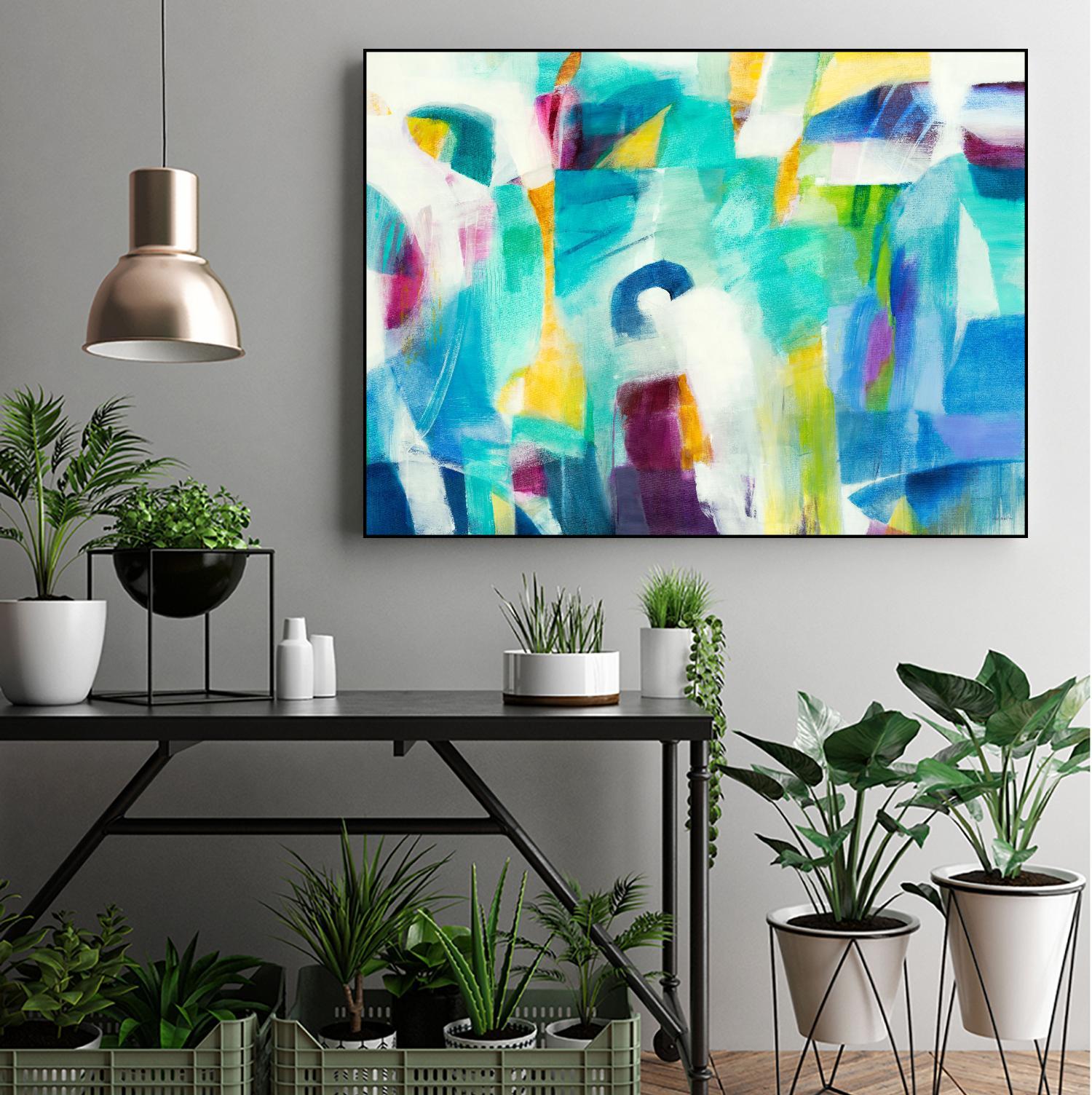 Checkmate by Jill Martin on GIANT ART - blues abstract blue