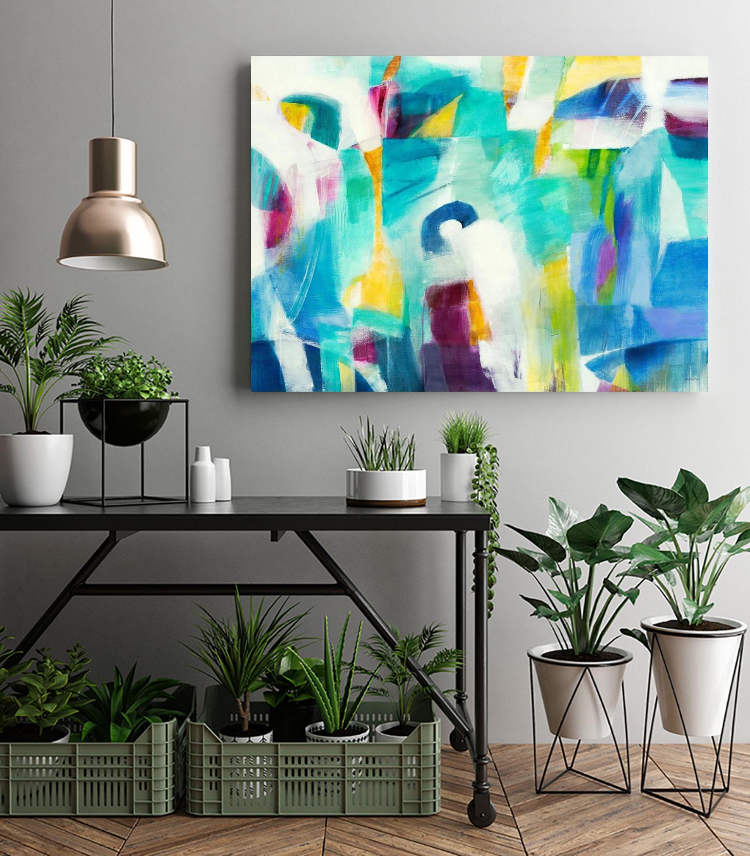 Checkmate by Jill Martin on GIANT ART - blues abstract blue