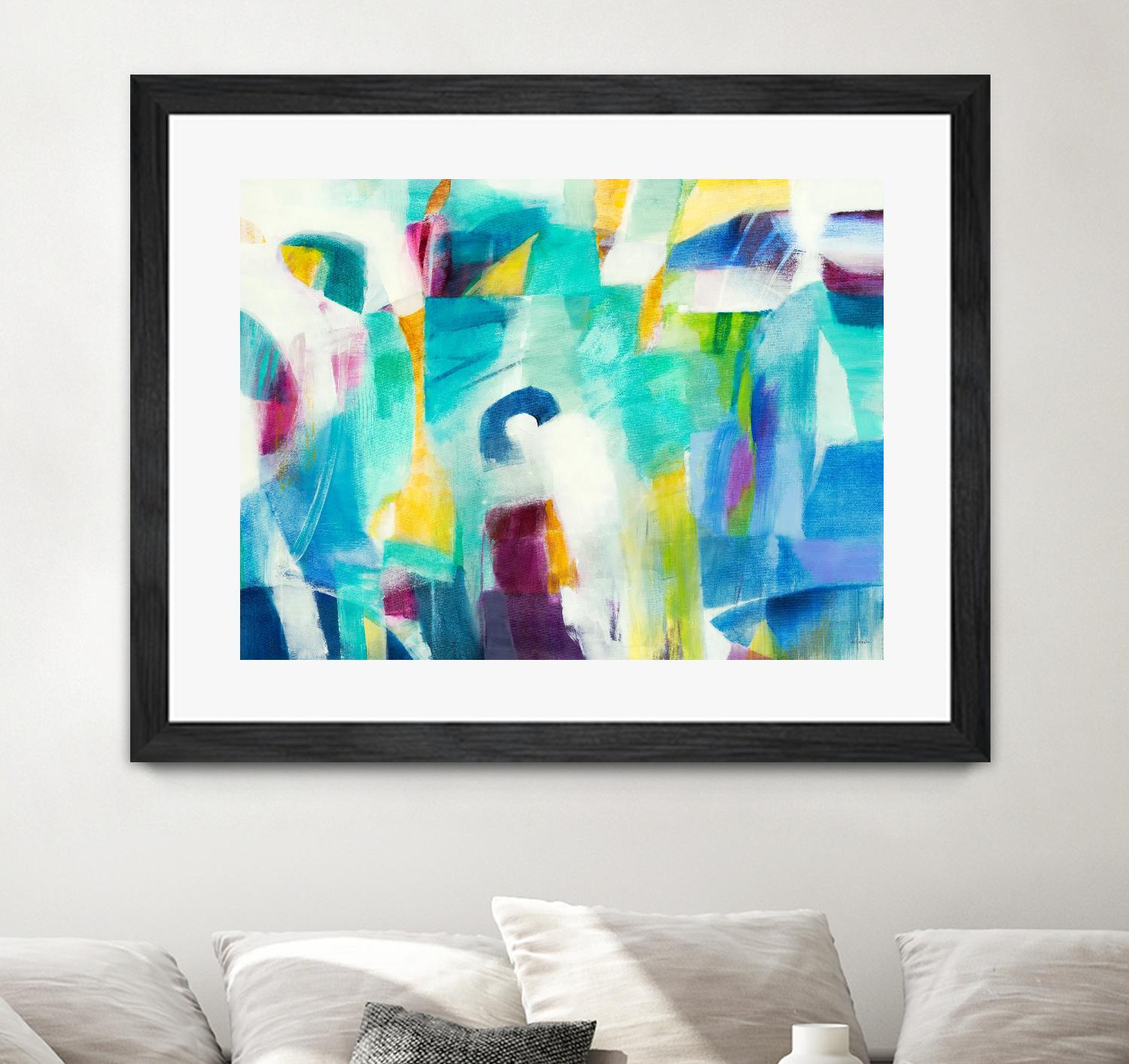 Checkmate by Jill Martin on GIANT ART - blues abstract blue