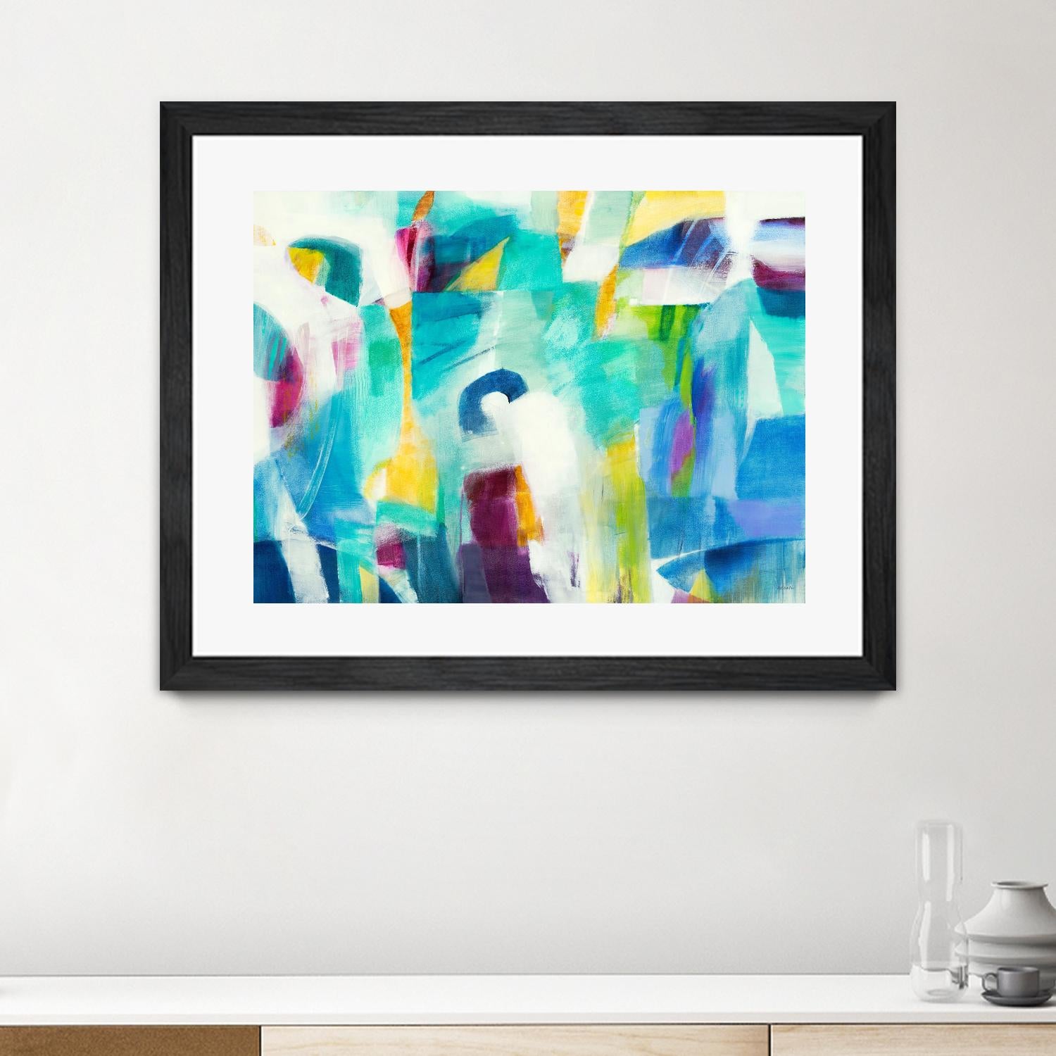 Checkmate by Jill Martin on GIANT ART - blues abstract blue