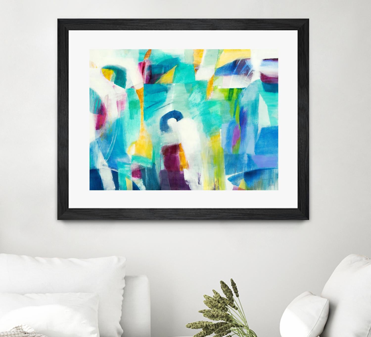 Checkmate by Jill Martin on GIANT ART - blues abstract blue