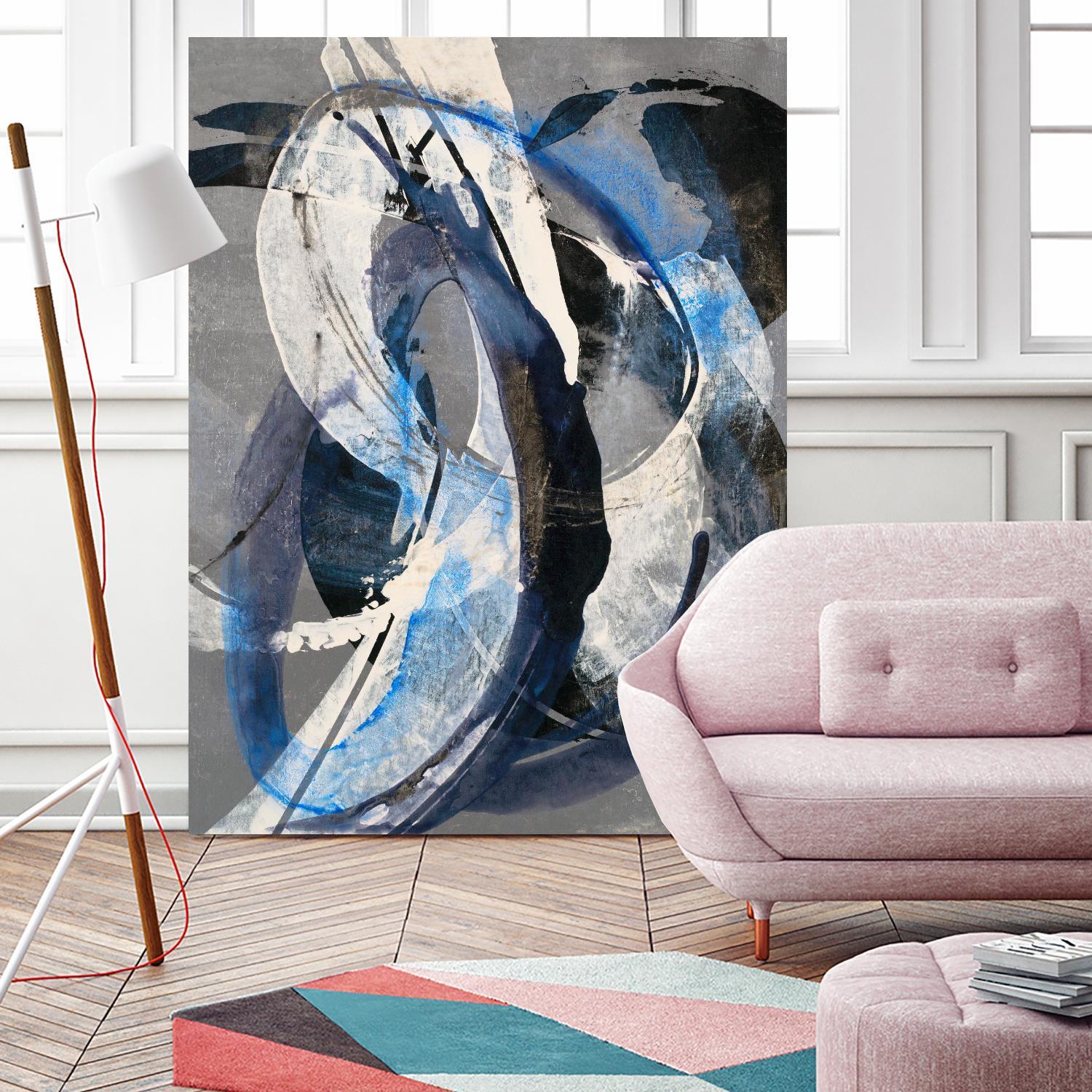 Affinity I by K. Nari on GIANT ART - blues abstract white