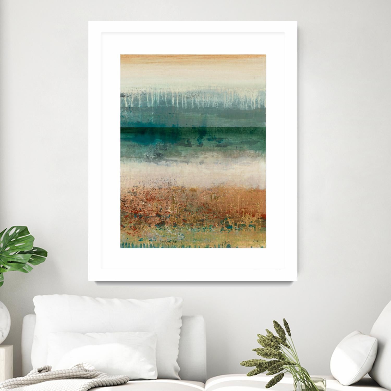 Shades Of Sunset V2 by K. Nari on GIANT ART - blues abstract abstract landscapes