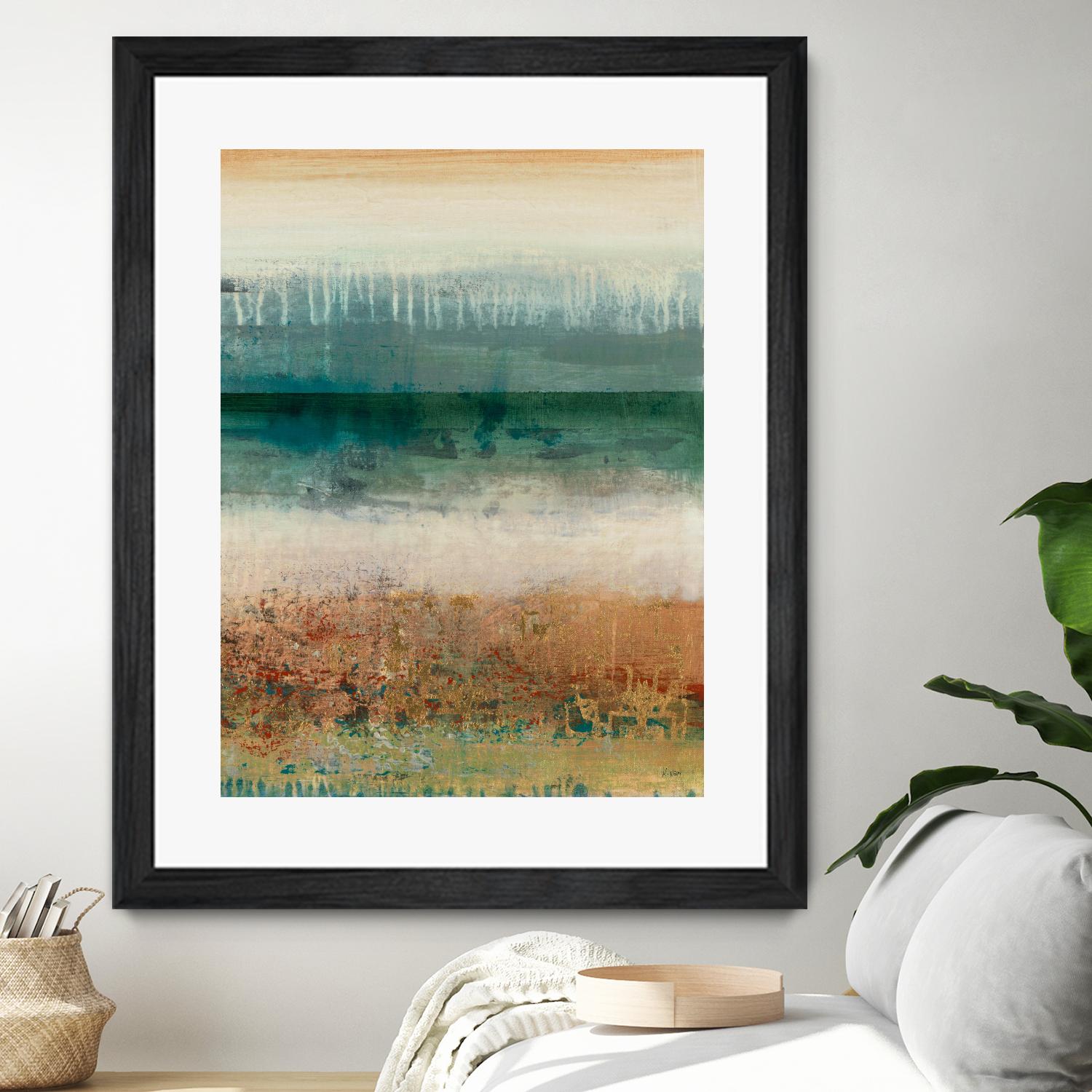 Shades Of Sunset V2 by K. Nari on GIANT ART - blues abstract abstract landscapes