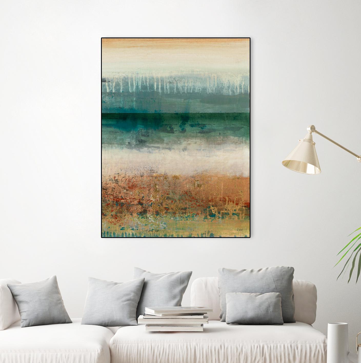 Shades Of Sunset V2 by K. Nari on GIANT ART - blues abstract abstract landscapes