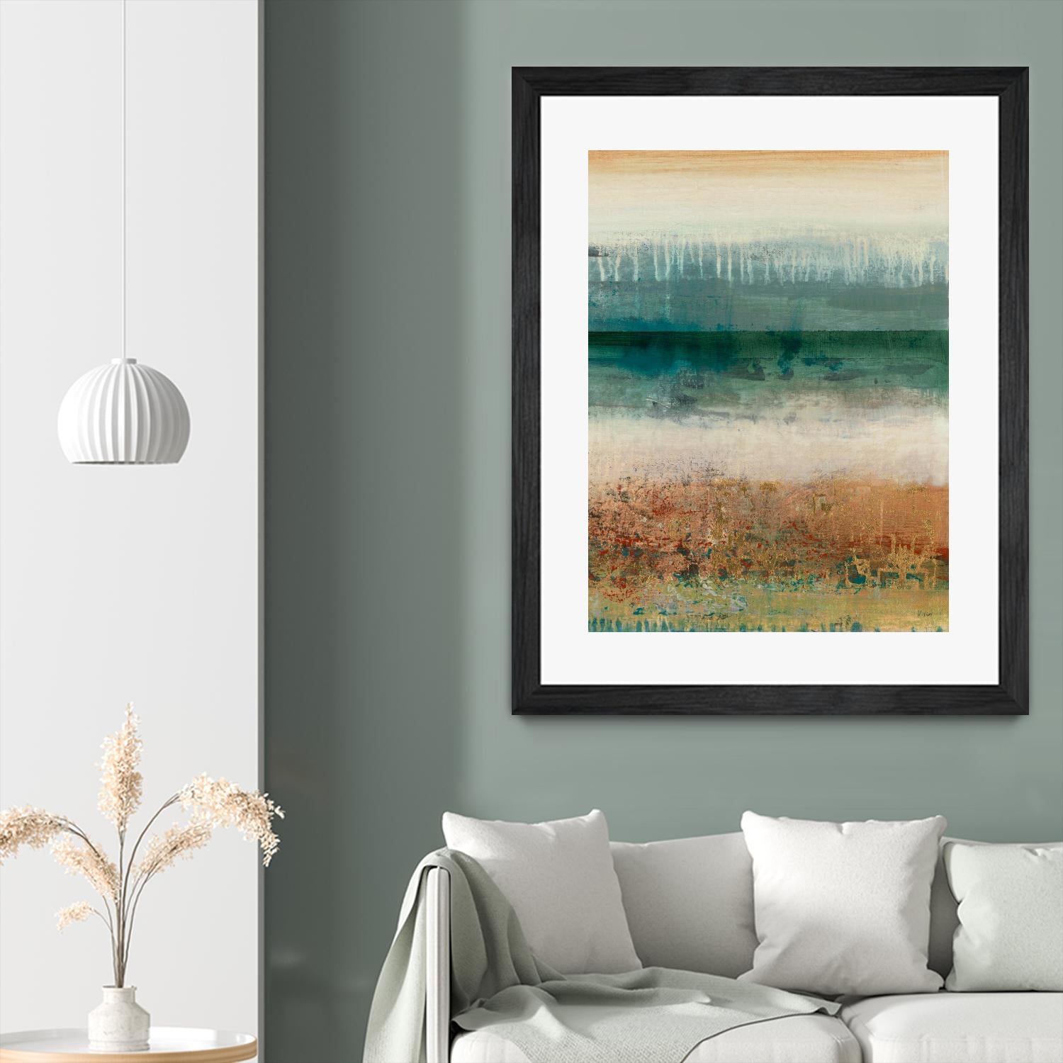 Shades Of Sunset V2 by K. Nari on GIANT ART - blues abstract abstract landscapes