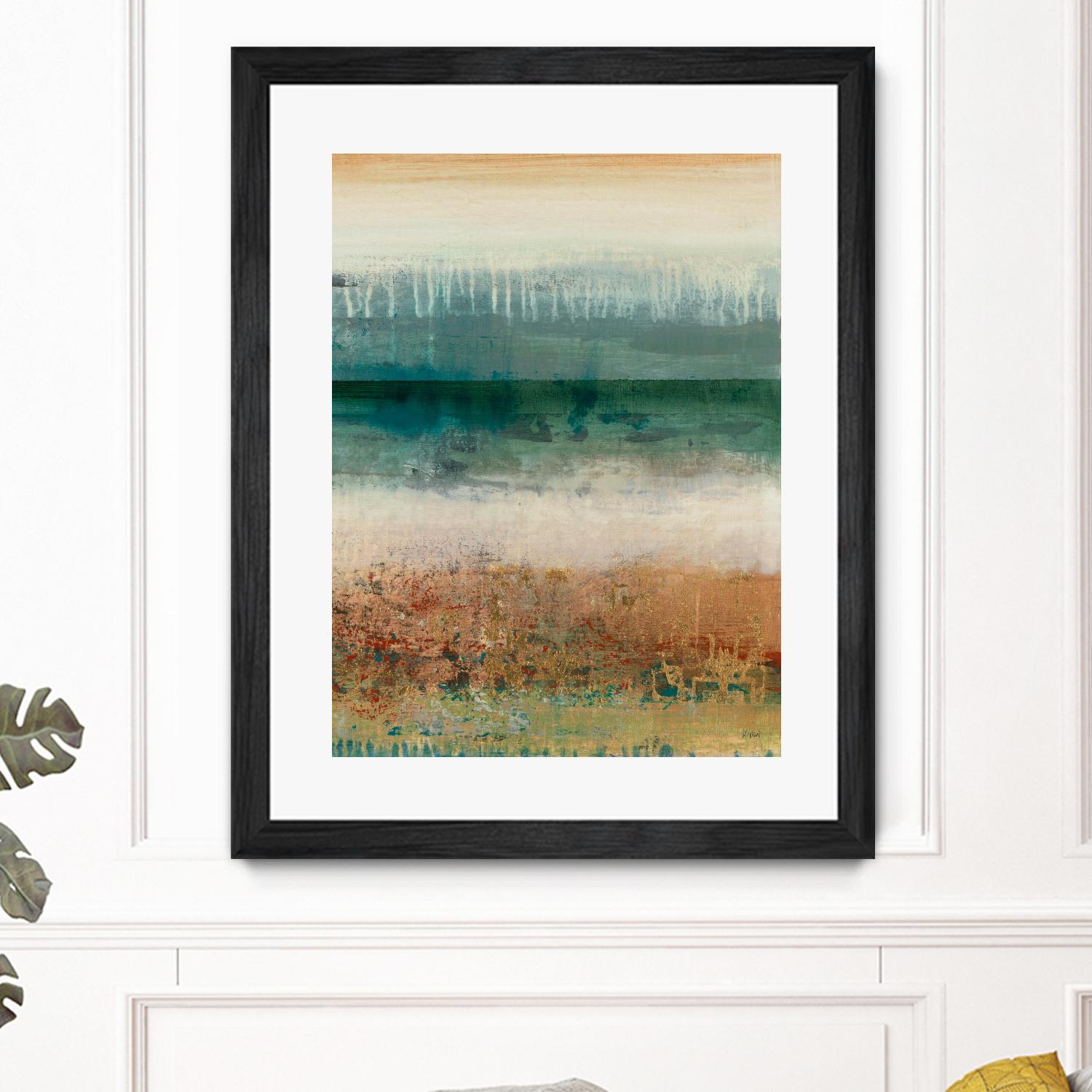 Shades Of Sunset V2 by K. Nari on GIANT ART - blues abstract abstract landscapes