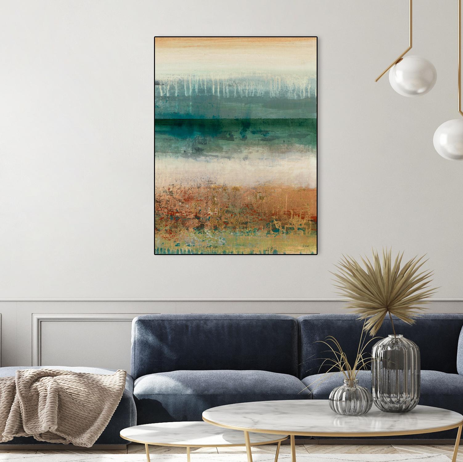 Shades Of Sunset V2 by K. Nari on GIANT ART - blues abstract abstract landscapes