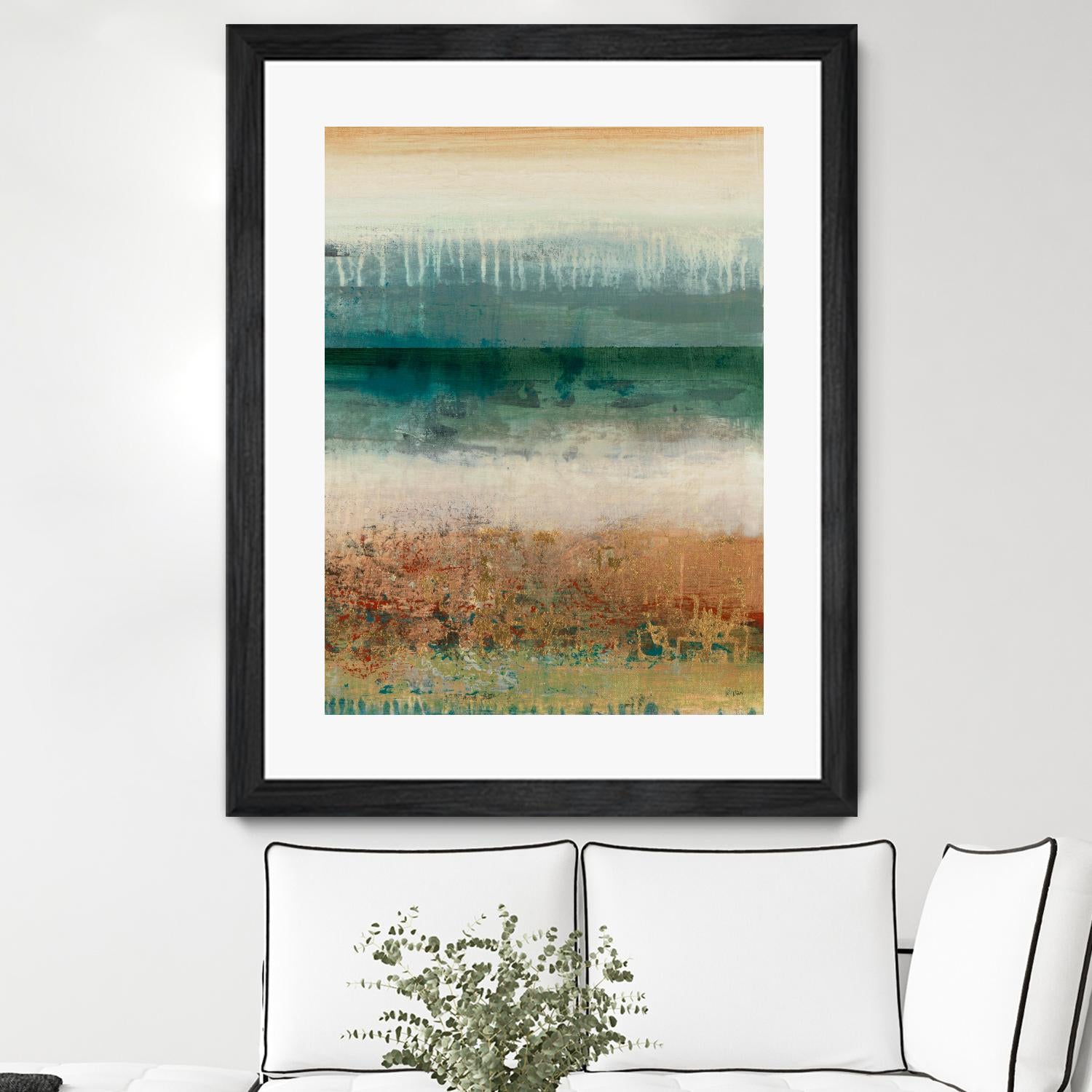 Shades Of Sunset V2 by K. Nari on GIANT ART - blues abstract abstract landscapes