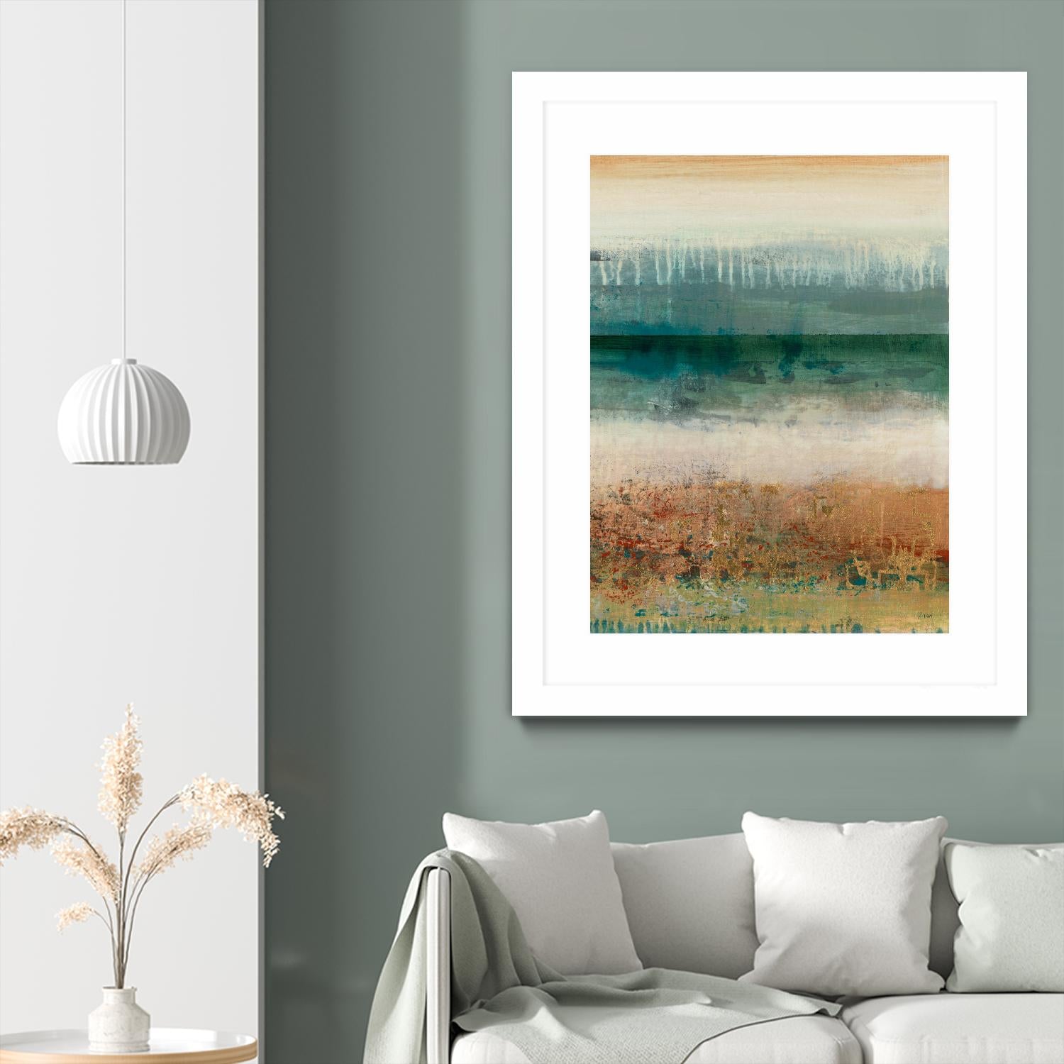 Shades Of Sunset V2 by K. Nari on GIANT ART - blues abstract abstract landscapes