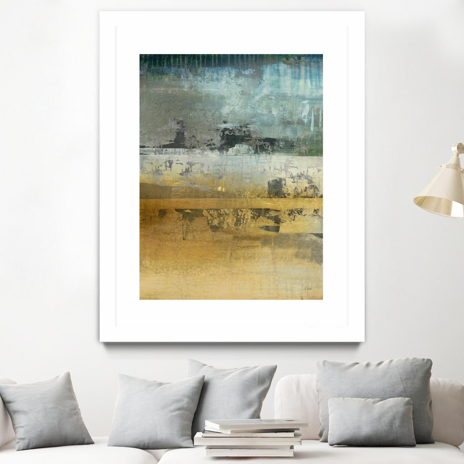 Shades Of Sunset V3 by K. Nari on GIANT ART - blues abstract abstract landscapes