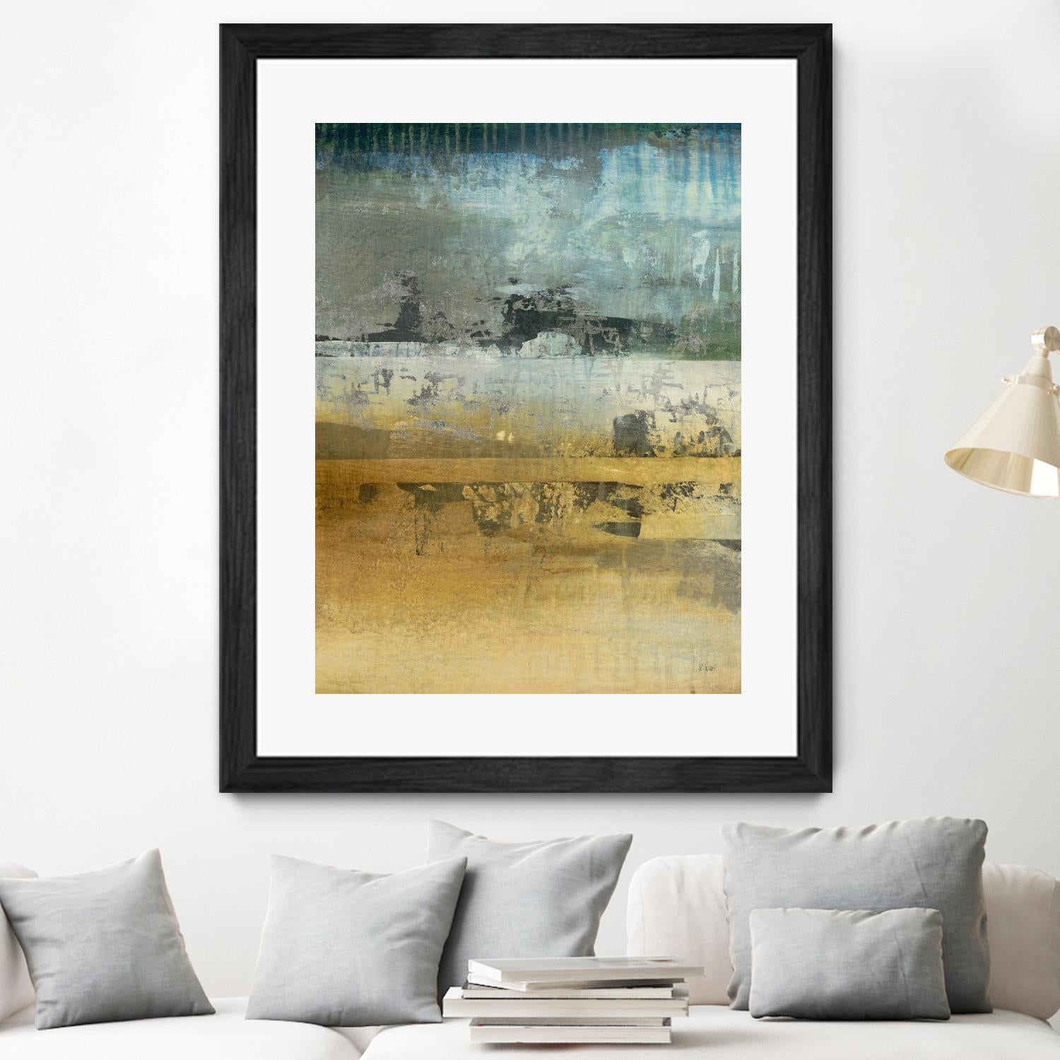 Shades Of Sunset V3 by K. Nari on GIANT ART - blues abstract abstract landscapes