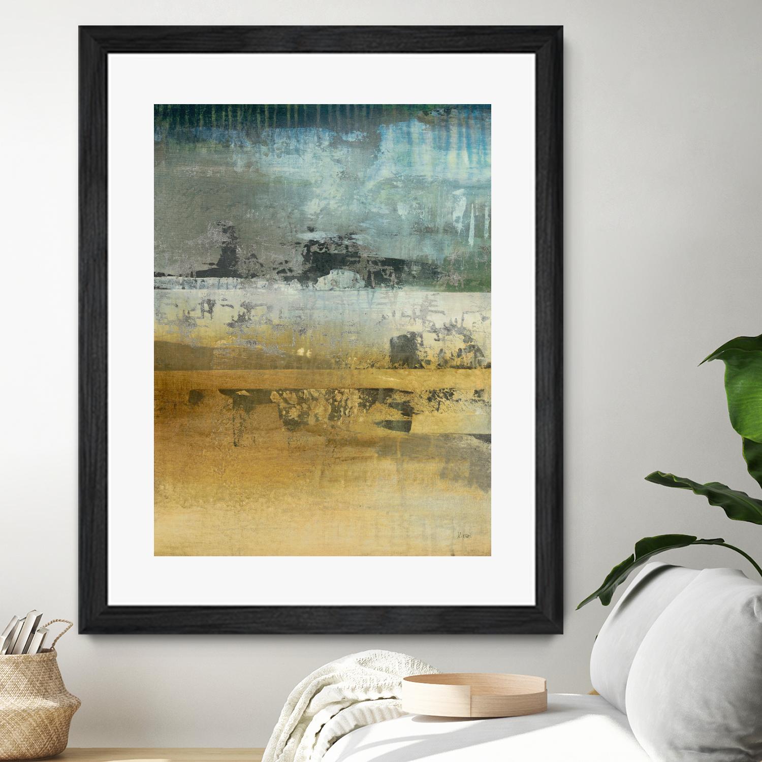 Shades Of Sunset V3 by K. Nari on GIANT ART - blues abstract abstract landscapes