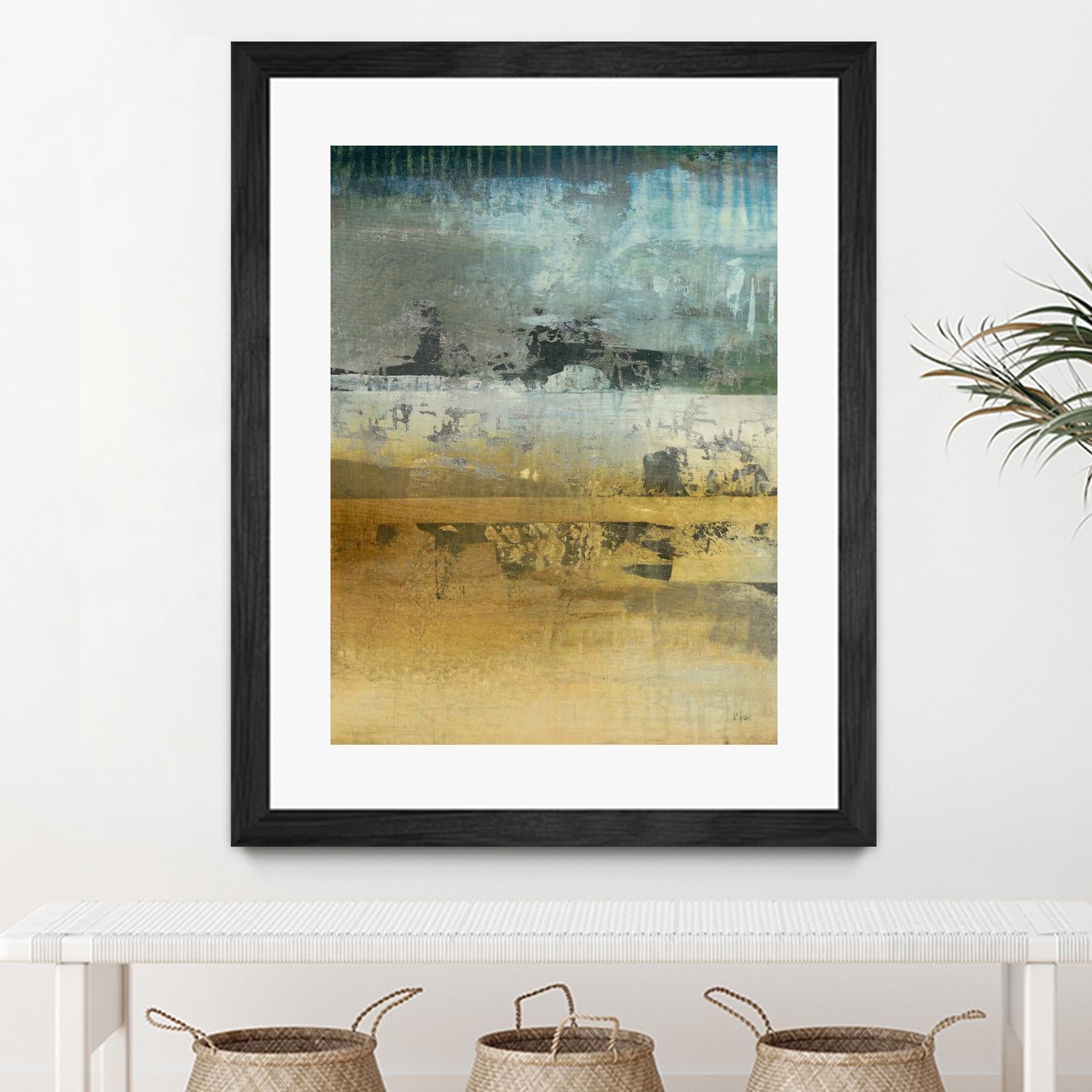 Shades Of Sunset V3 by K. Nari on GIANT ART - blues abstract abstract landscapes