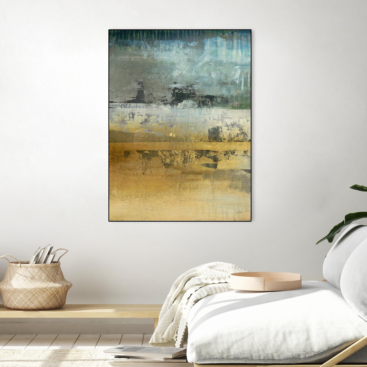 Shades Of Sunset V3 by K. Nari on GIANT ART - blues abstract abstract landscapes