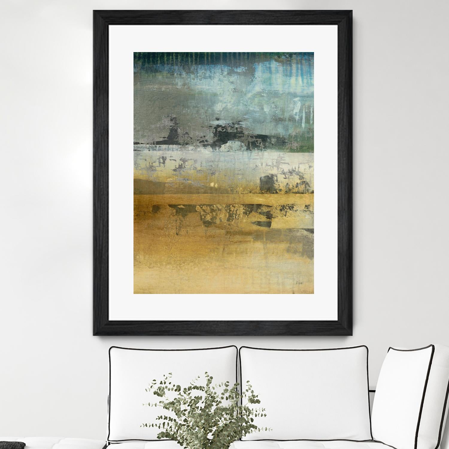 Shades Of Sunset V3 by K. Nari on GIANT ART - blues abstract abstract landscapes