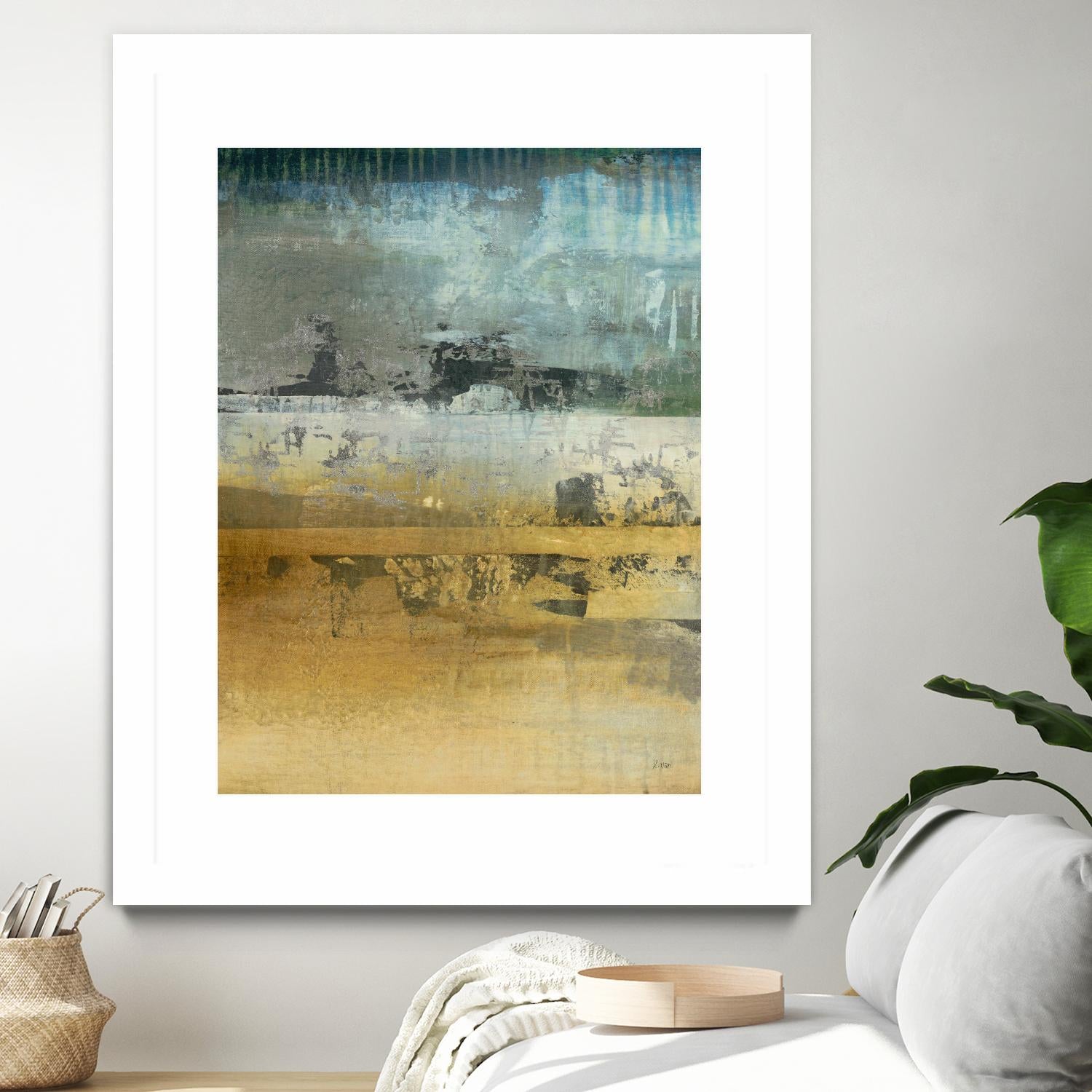 Shades Of Sunset V3 by K. Nari on GIANT ART - blues abstract abstract landscapes