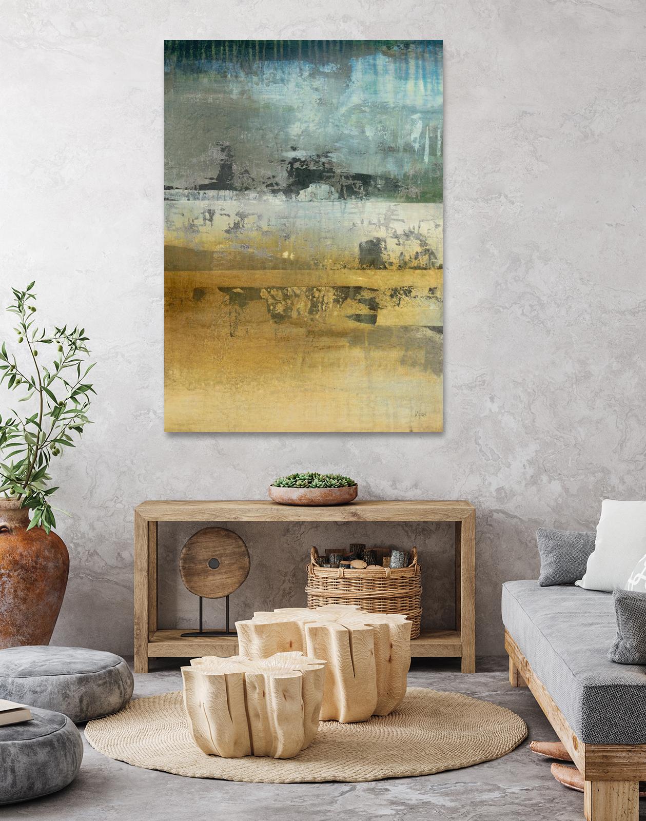 Shades Of Sunset V3 by K. Nari on GIANT ART - blues abstract abstract landscapes