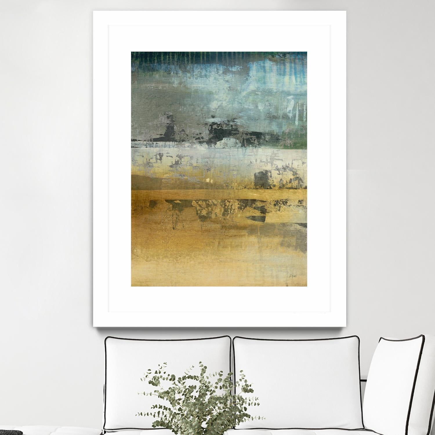 Shades Of Sunset V3 by K. Nari on GIANT ART - blues abstract abstract landscapes