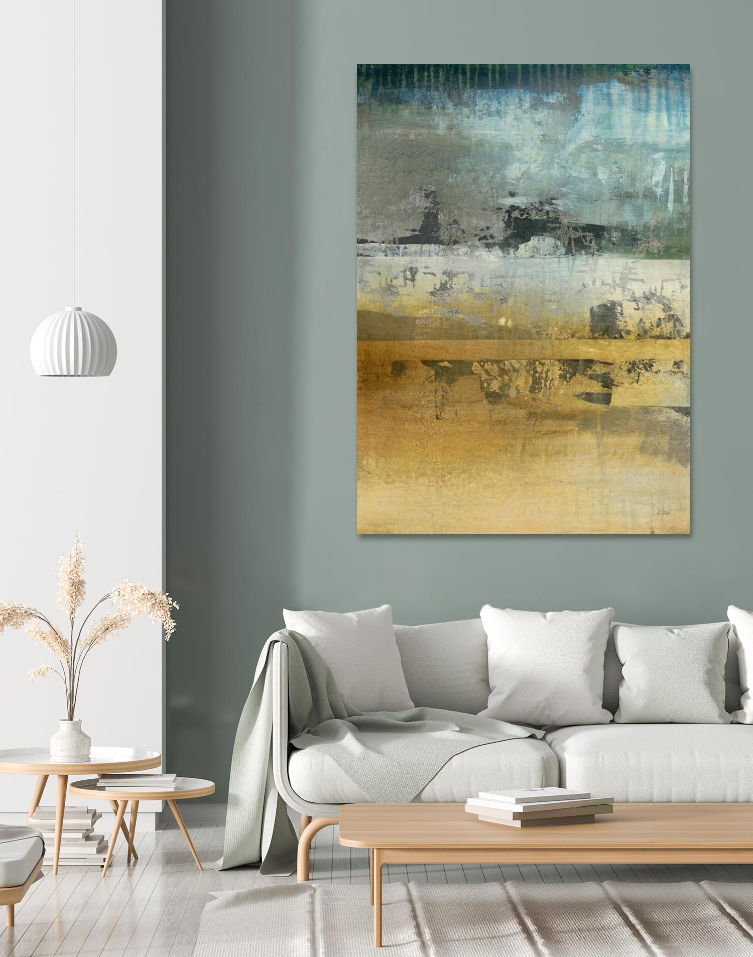 Shades Of Sunset V3 by K. Nari on GIANT ART - blues abstract abstract landscapes