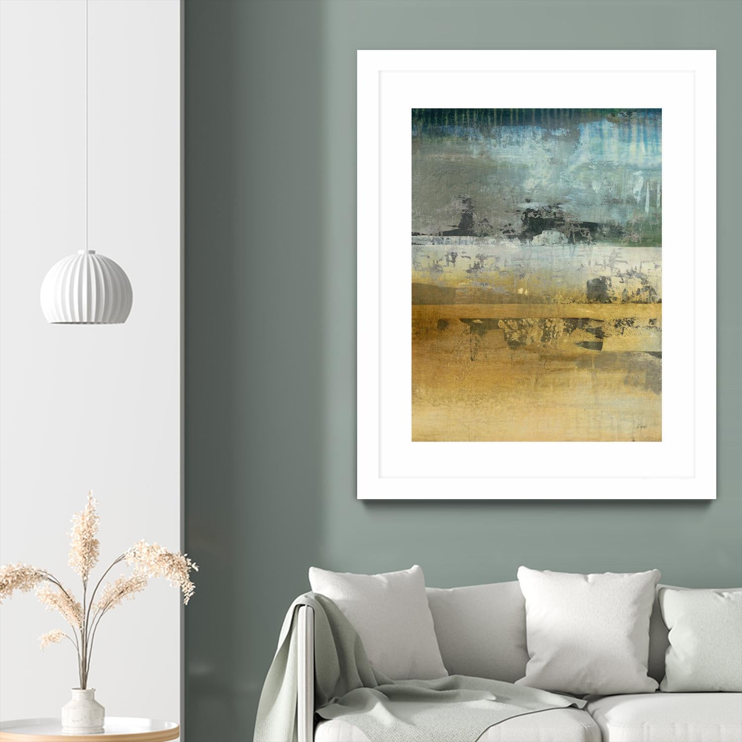 Shades Of Sunset V3 by K. Nari on GIANT ART - blues abstract abstract landscapes