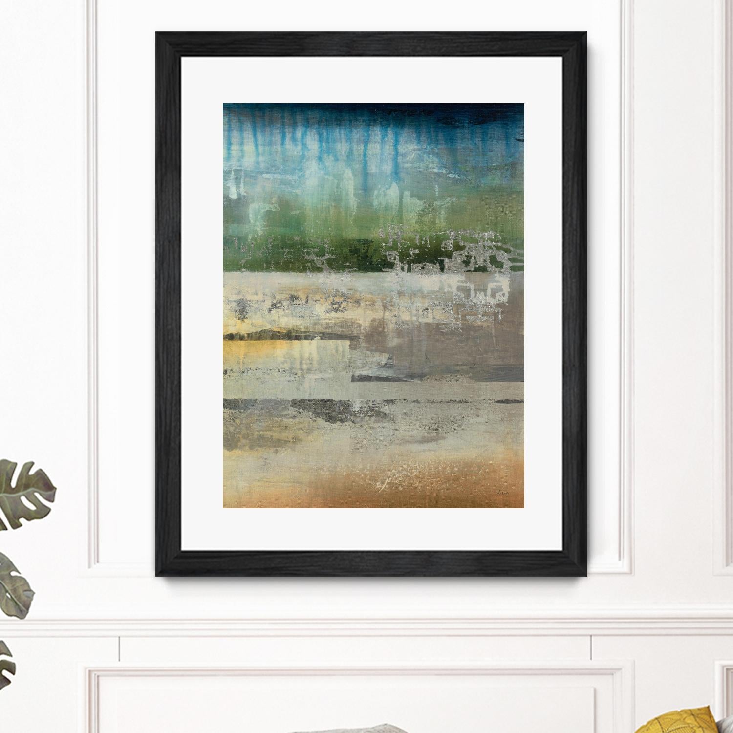 Shades Of Sunset V4 by K. Nari on GIANT ART - blues abstract abstract landscapes