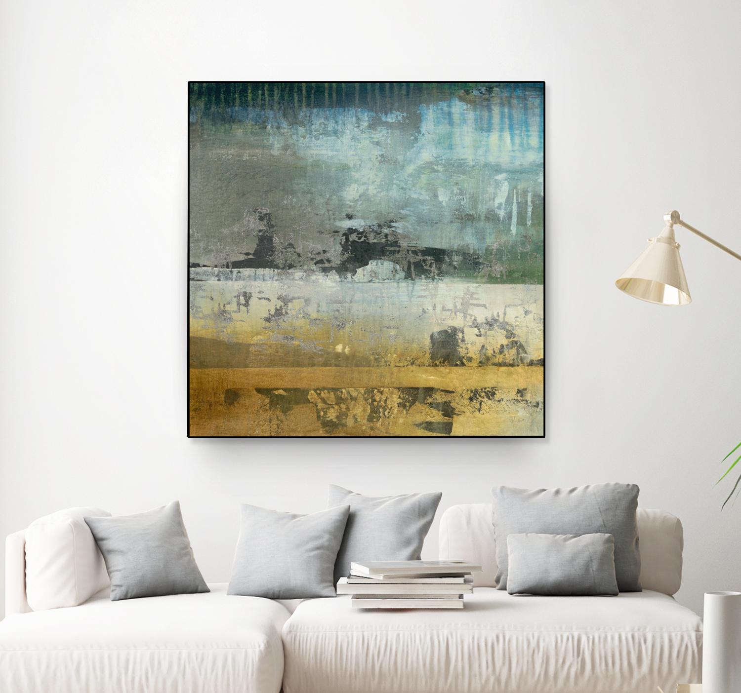 Shades Of Sunset V6 by K. Nari on GIANT ART - blues abstract abstract landscapes