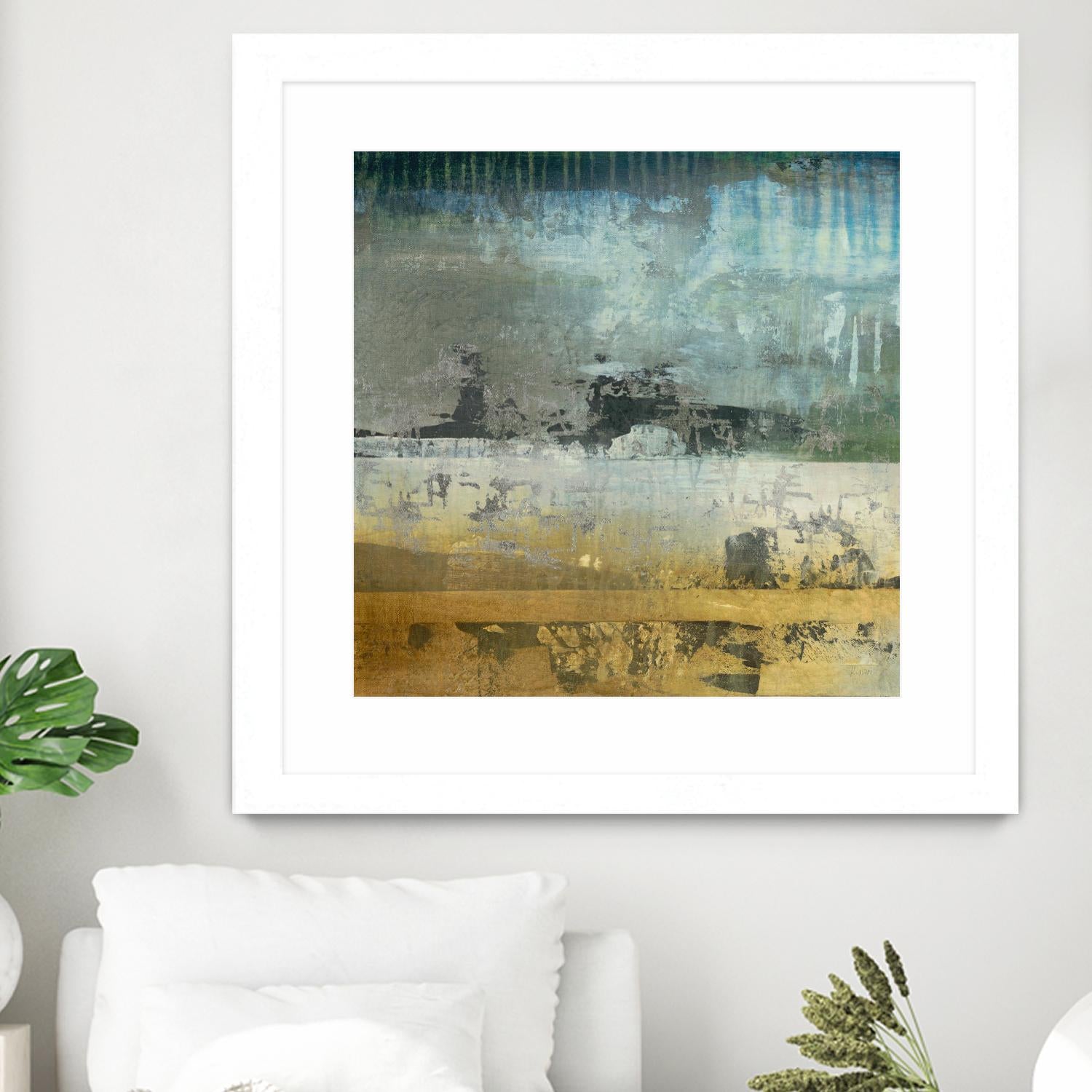 Shades Of Sunset V6 by K. Nari on GIANT ART - blues abstract abstract landscapes