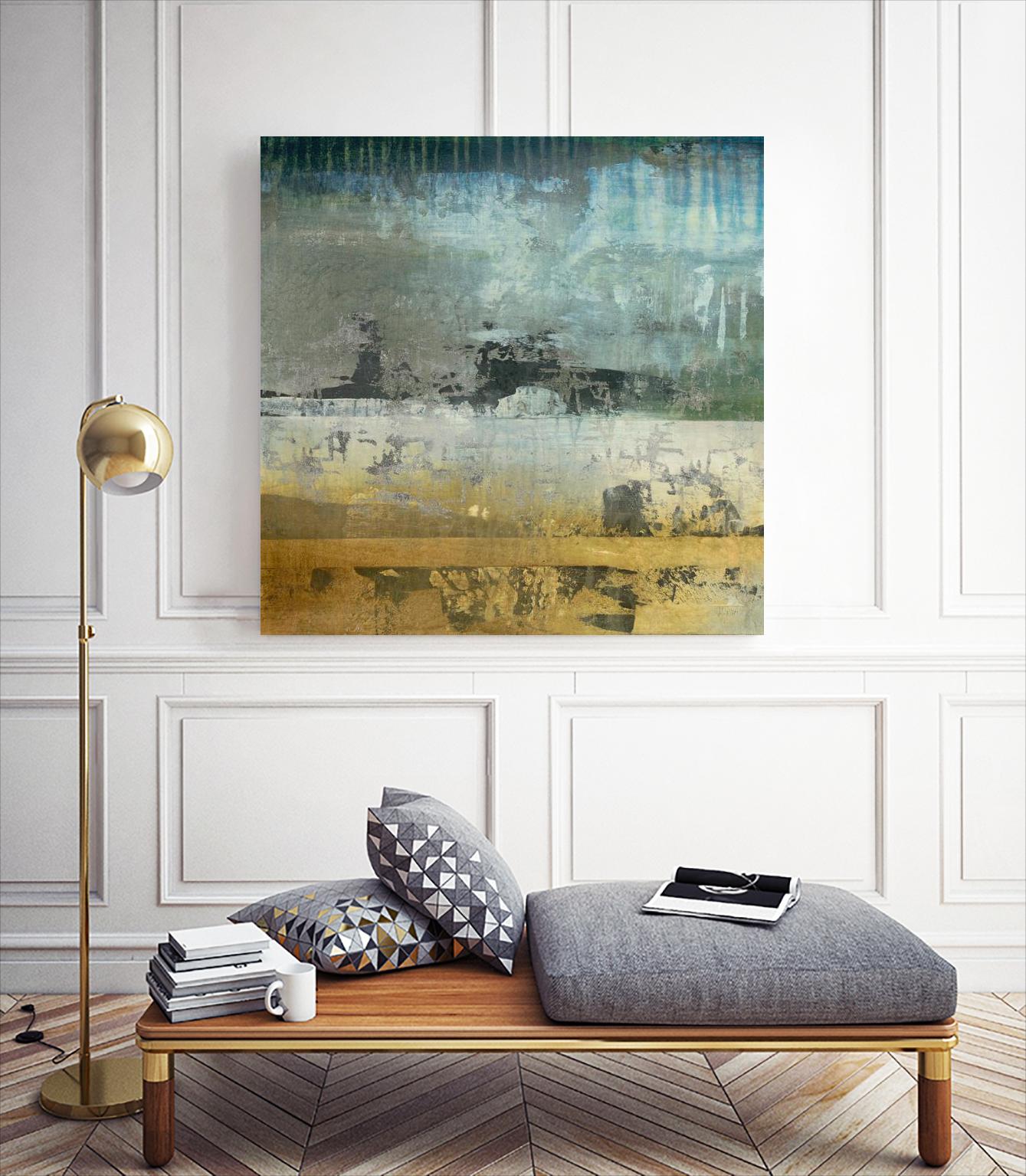 Shades Of Sunset V6 by K. Nari on GIANT ART - blues abstract abstract landscapes