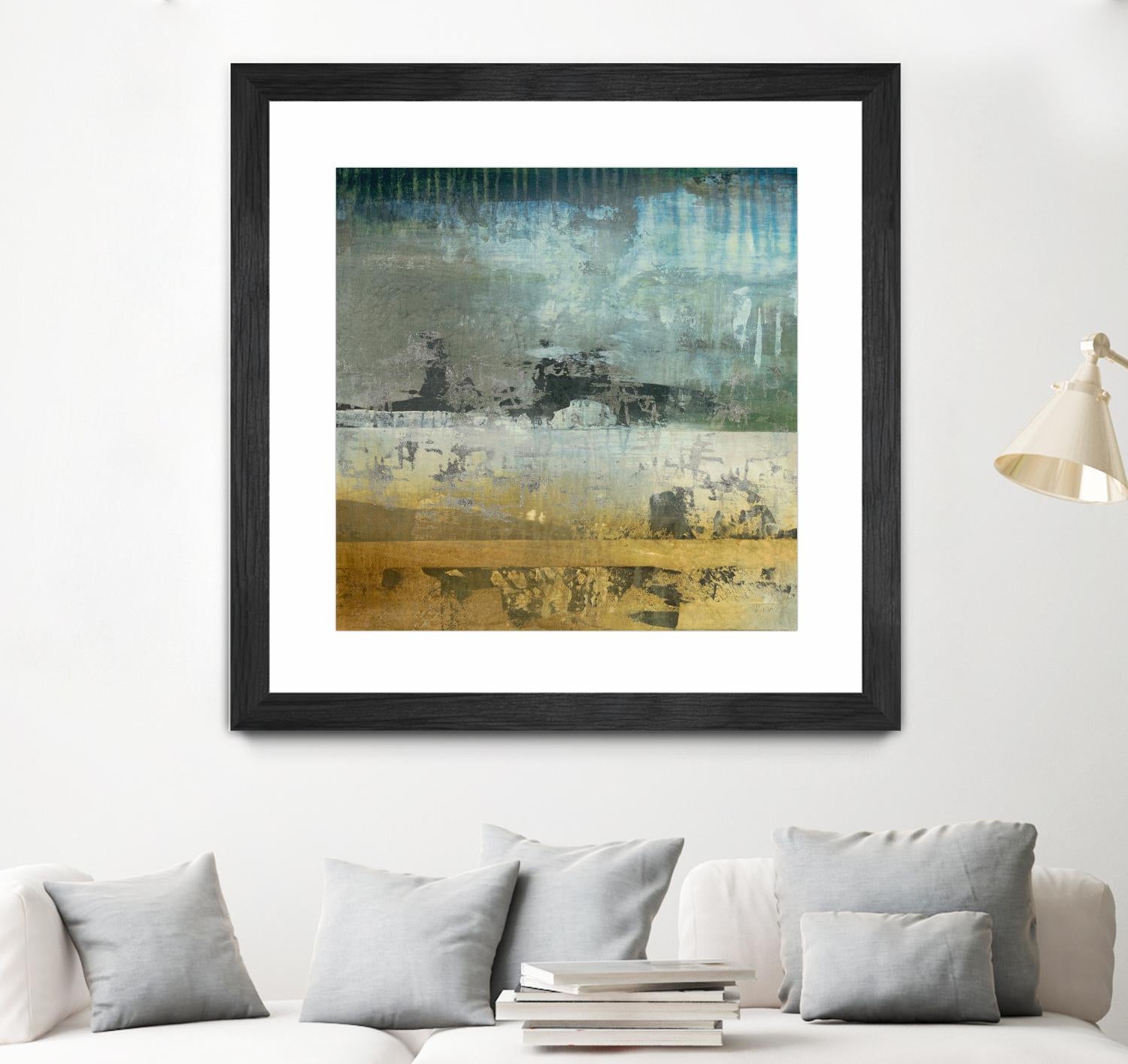 Shades Of Sunset V6 by K. Nari on GIANT ART - blues abstract abstract landscapes