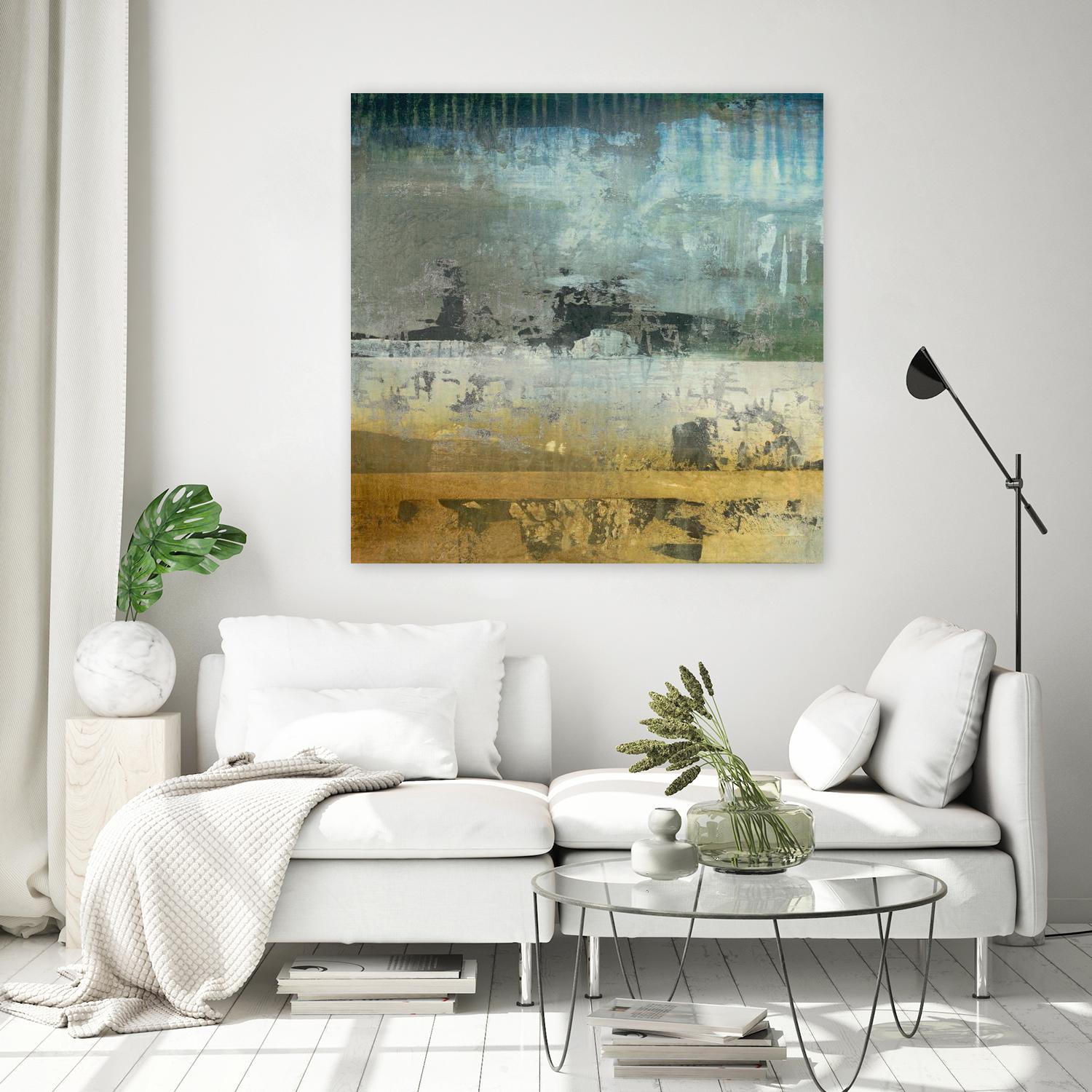 Shades Of Sunset V6 by K. Nari on GIANT ART - blues abstract abstract landscapes