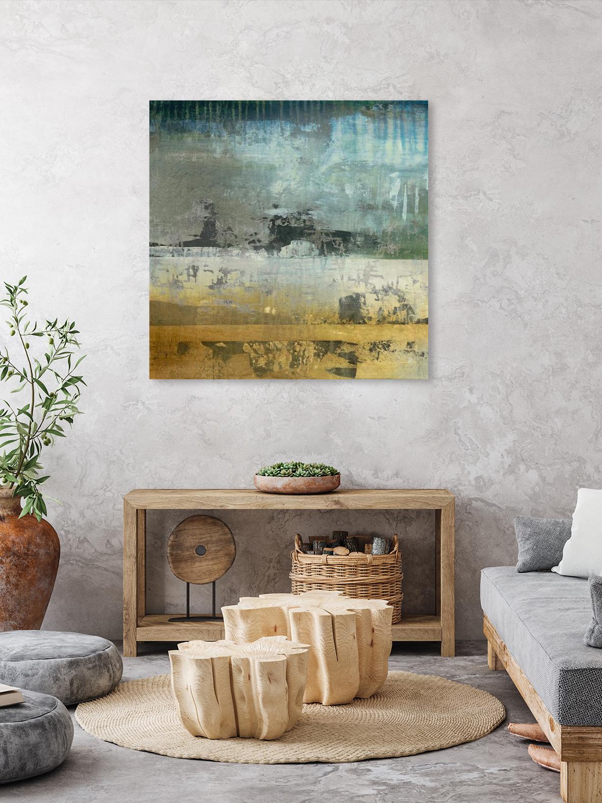 Shades Of Sunset V6 by K. Nari on GIANT ART - blues abstract abstract landscapes