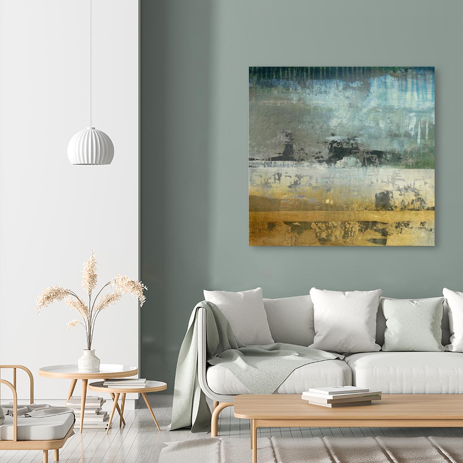 Shades Of Sunset V6 by K. Nari on GIANT ART - blues abstract abstract landscapes