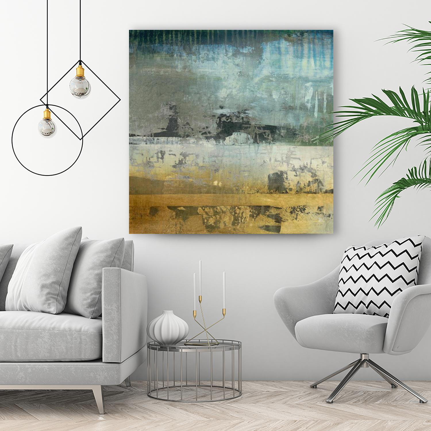 Shades Of Sunset V6 by K. Nari on GIANT ART - blues abstract abstract landscapes