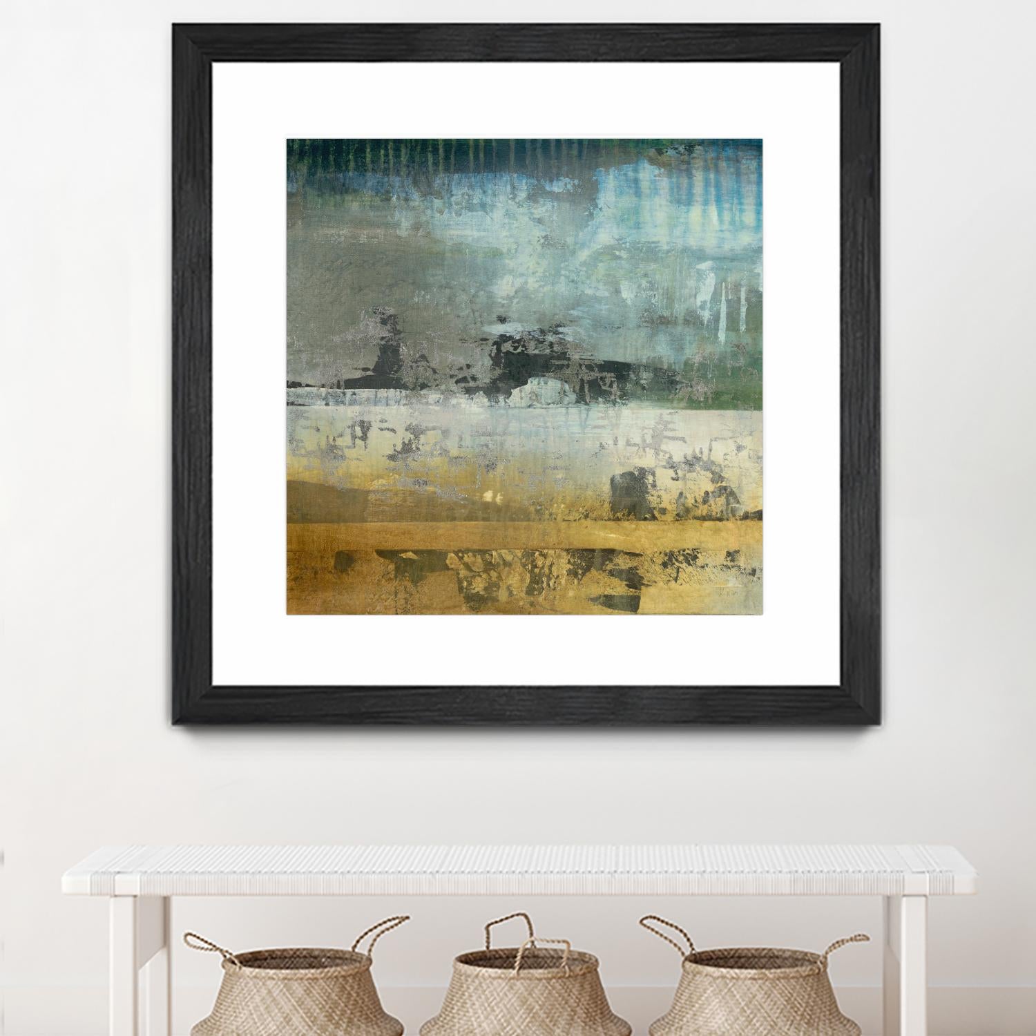 Shades Of Sunset V6 by K. Nari on GIANT ART - blues abstract abstract landscapes