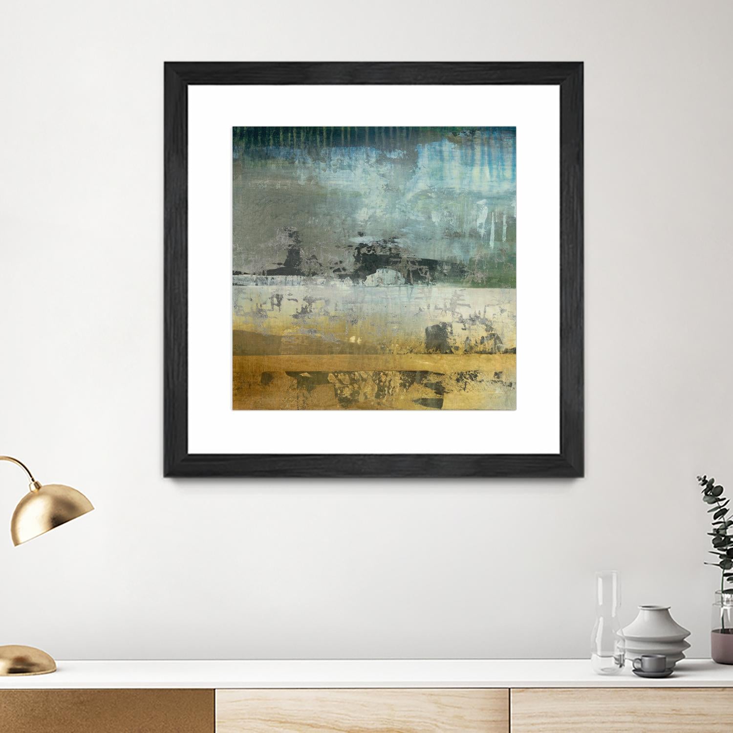 Shades Of Sunset V6 by K. Nari on GIANT ART - blues abstract abstract landscapes